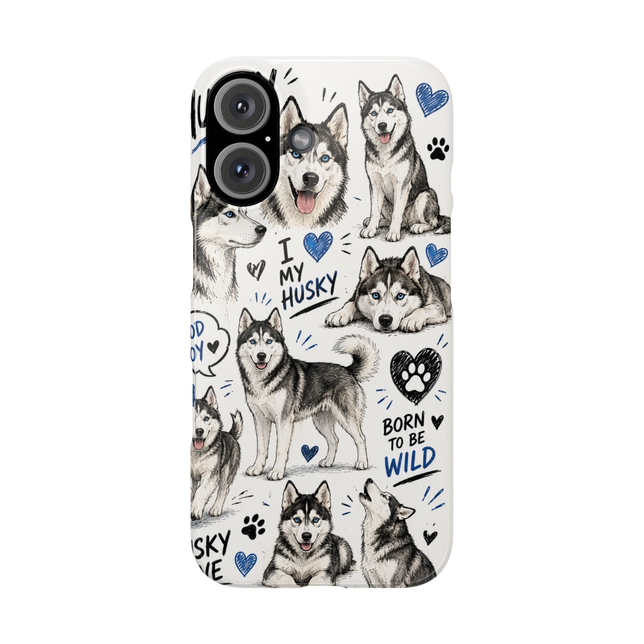 HUSKY MINTÁS IPHONE TOK