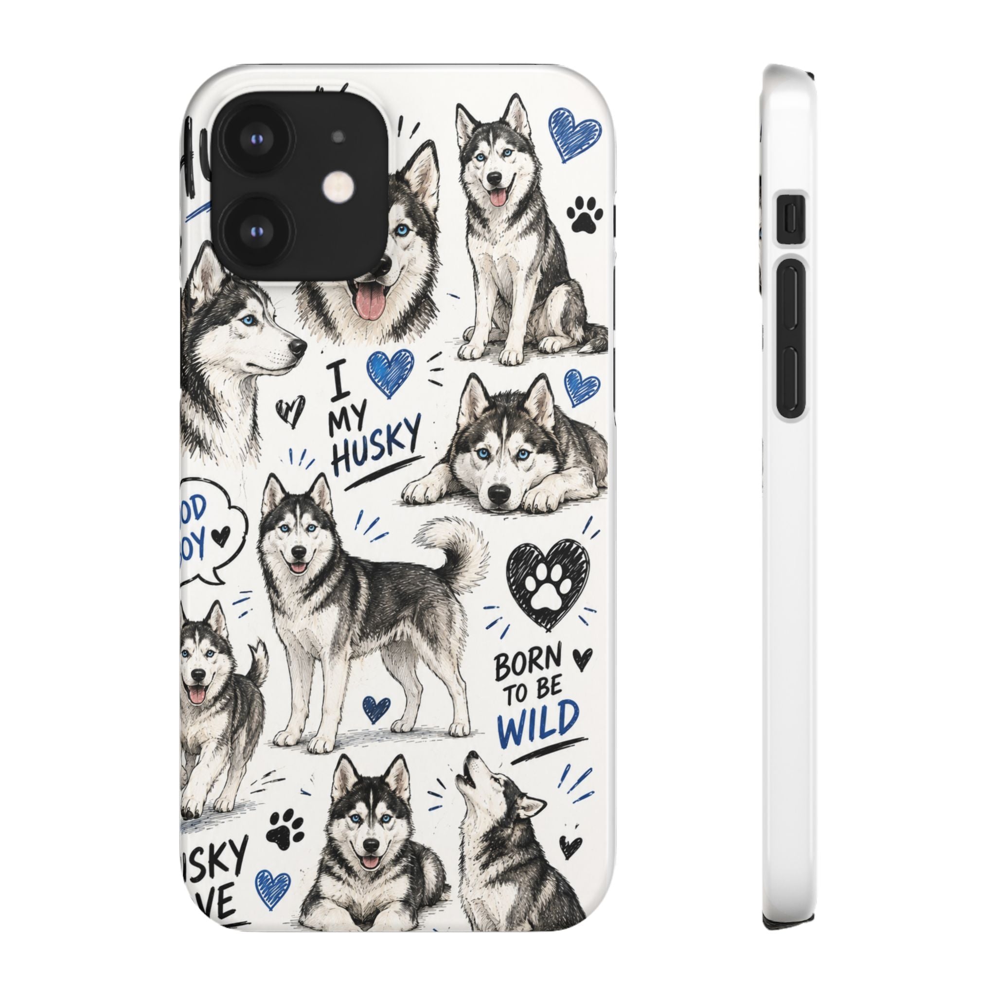 HUSKY MINTÁS IPHONE TOK
