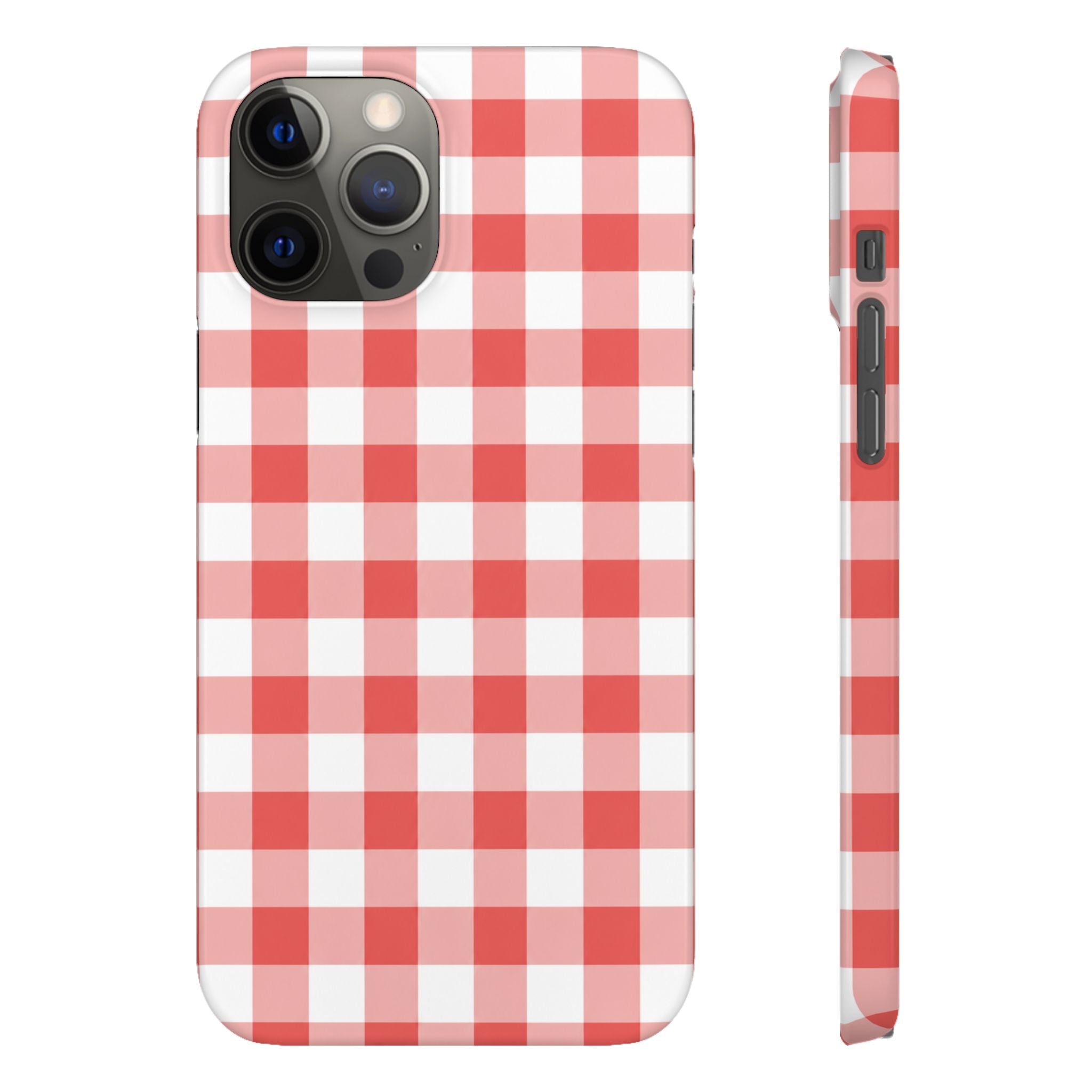 PIROS KOCKÁS SAMSUNG IPHONE TOK