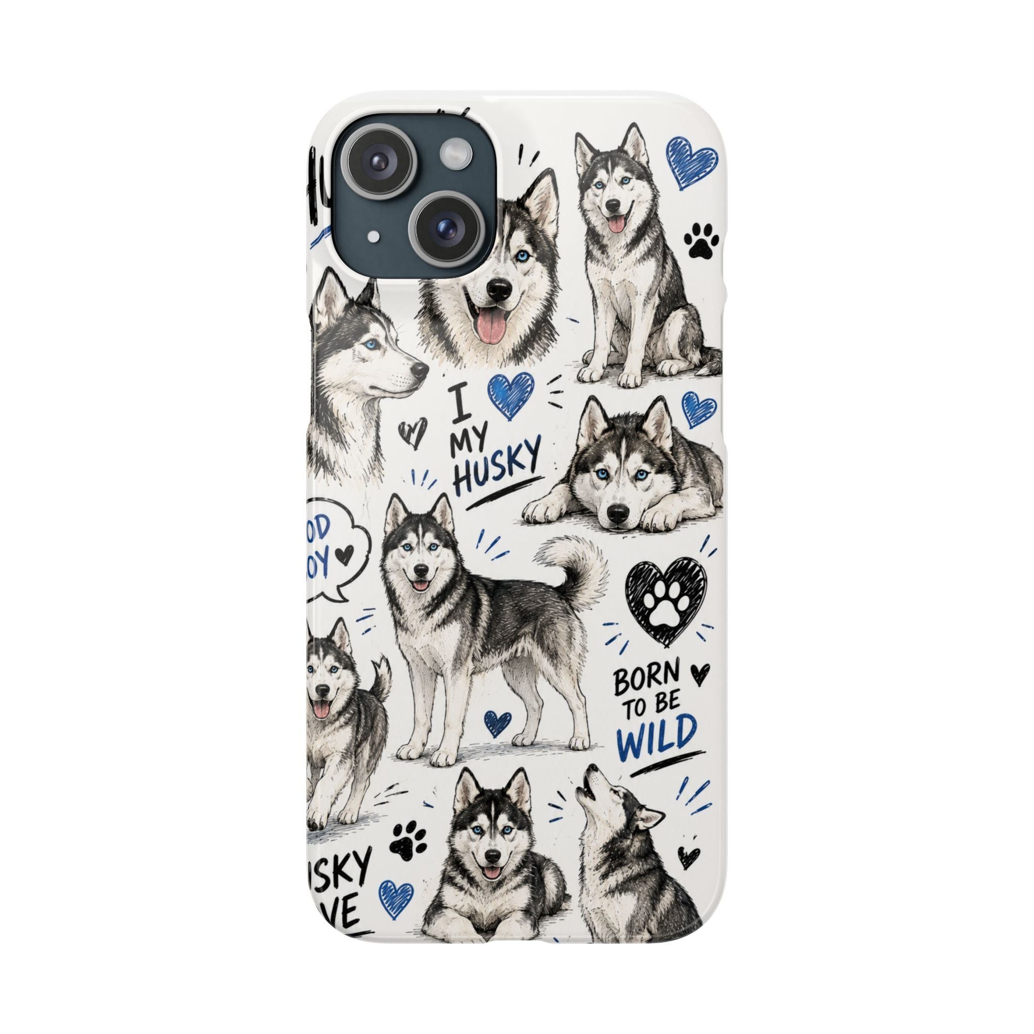 HUSKY MINTÁS IPHONE TOK