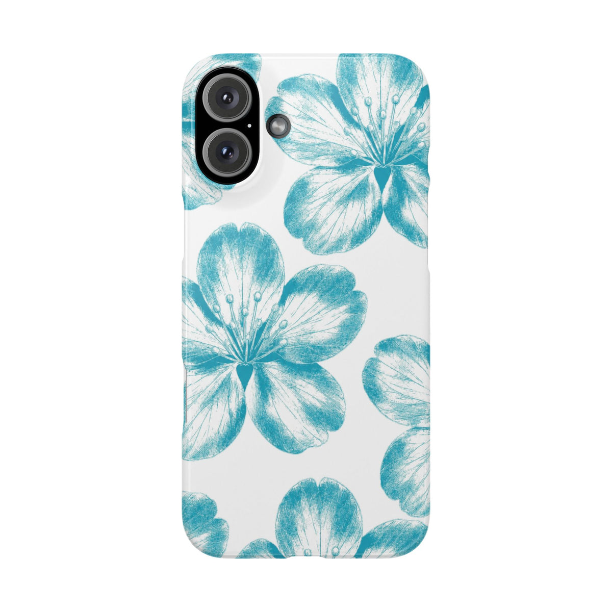 KÉK VIRÁGOK SAMSUNG IPHONE TOK