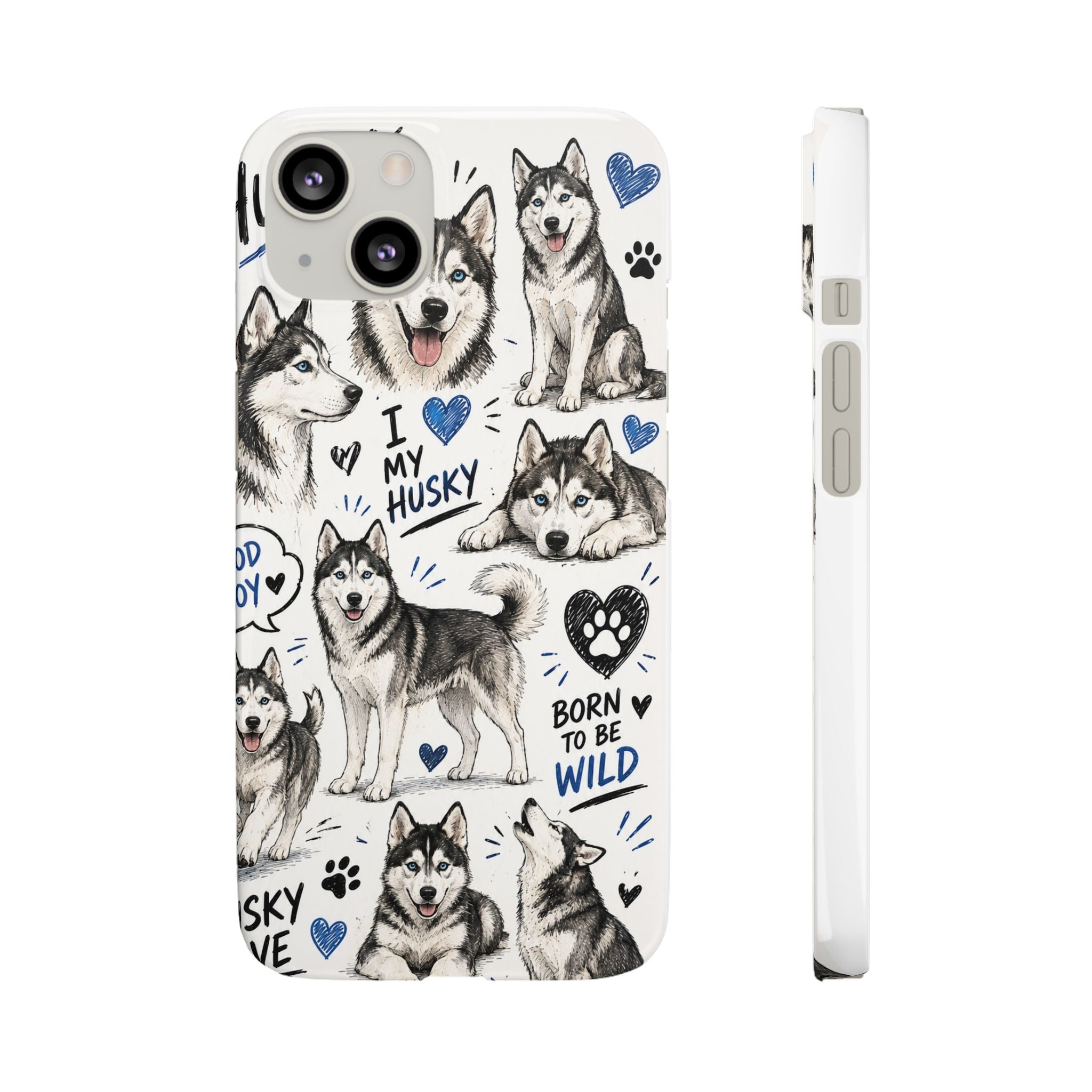 HUSKY MINTÁS IPHONE TOK