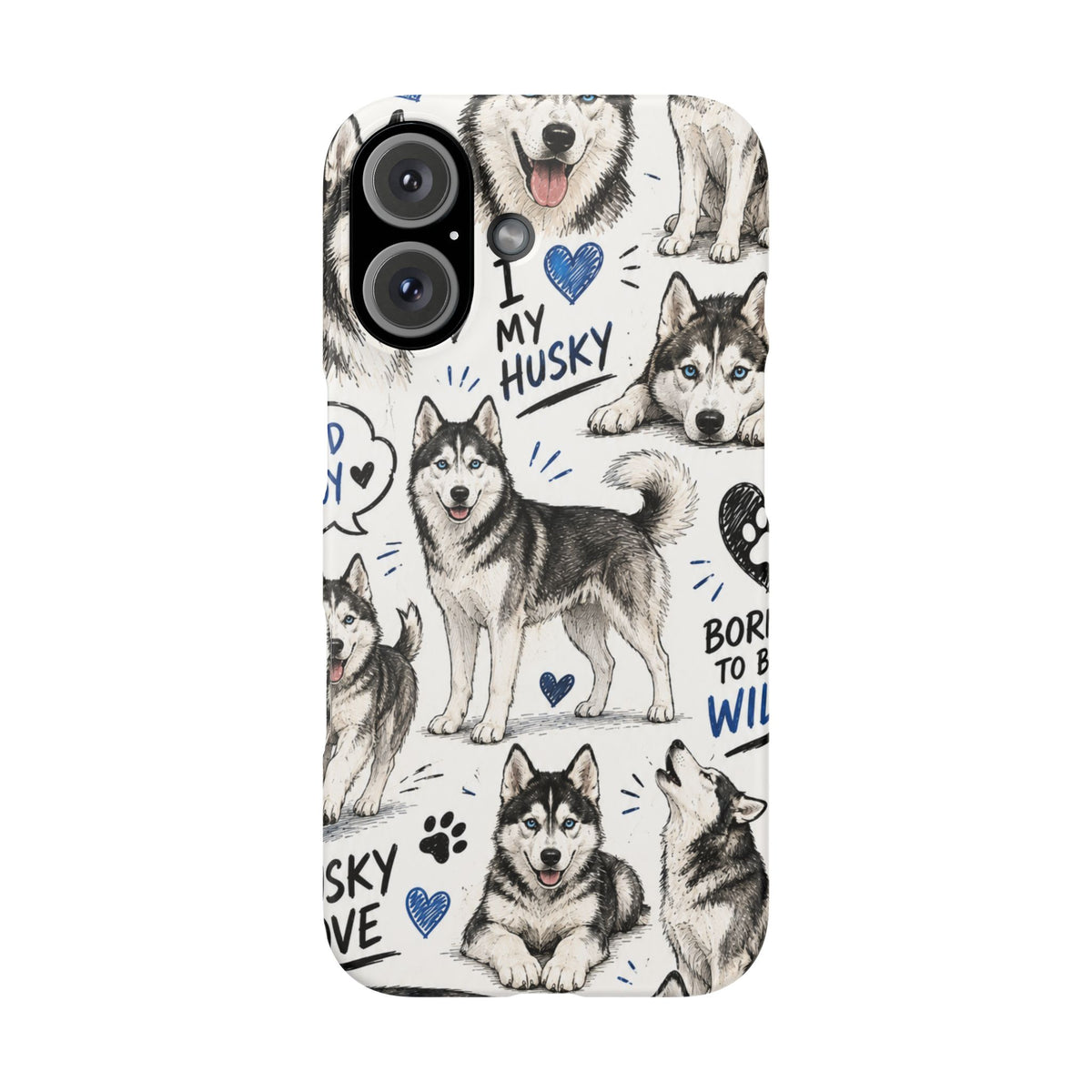 HUSKY MINTÁS IPHONE TOK