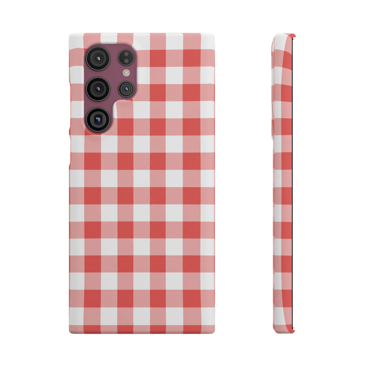 PIROS KOCKÁS SAMSUNG IPHONE TOK