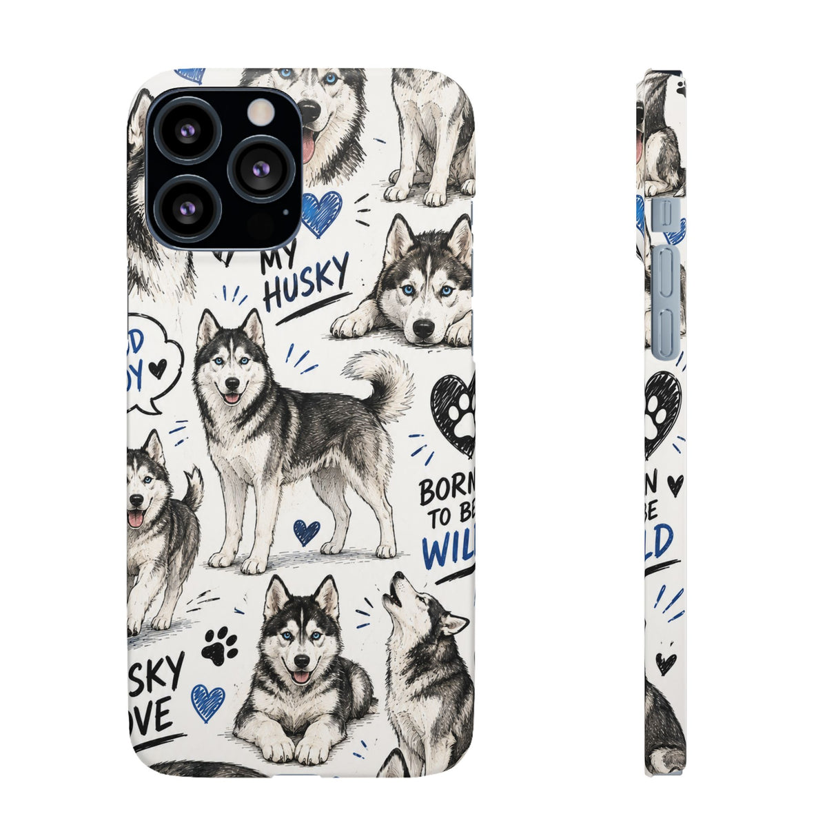 HUSKY MINTÁS IPHONE TOK