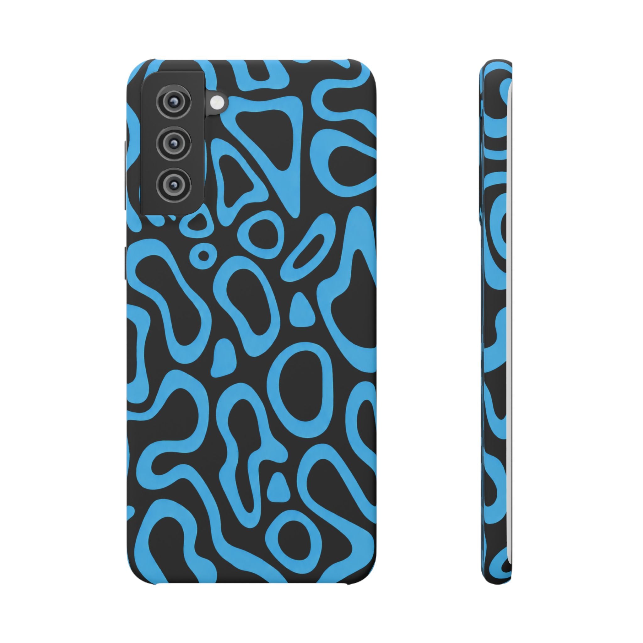 KÉK MINTÁS SAMSUNG IPHONE TOK