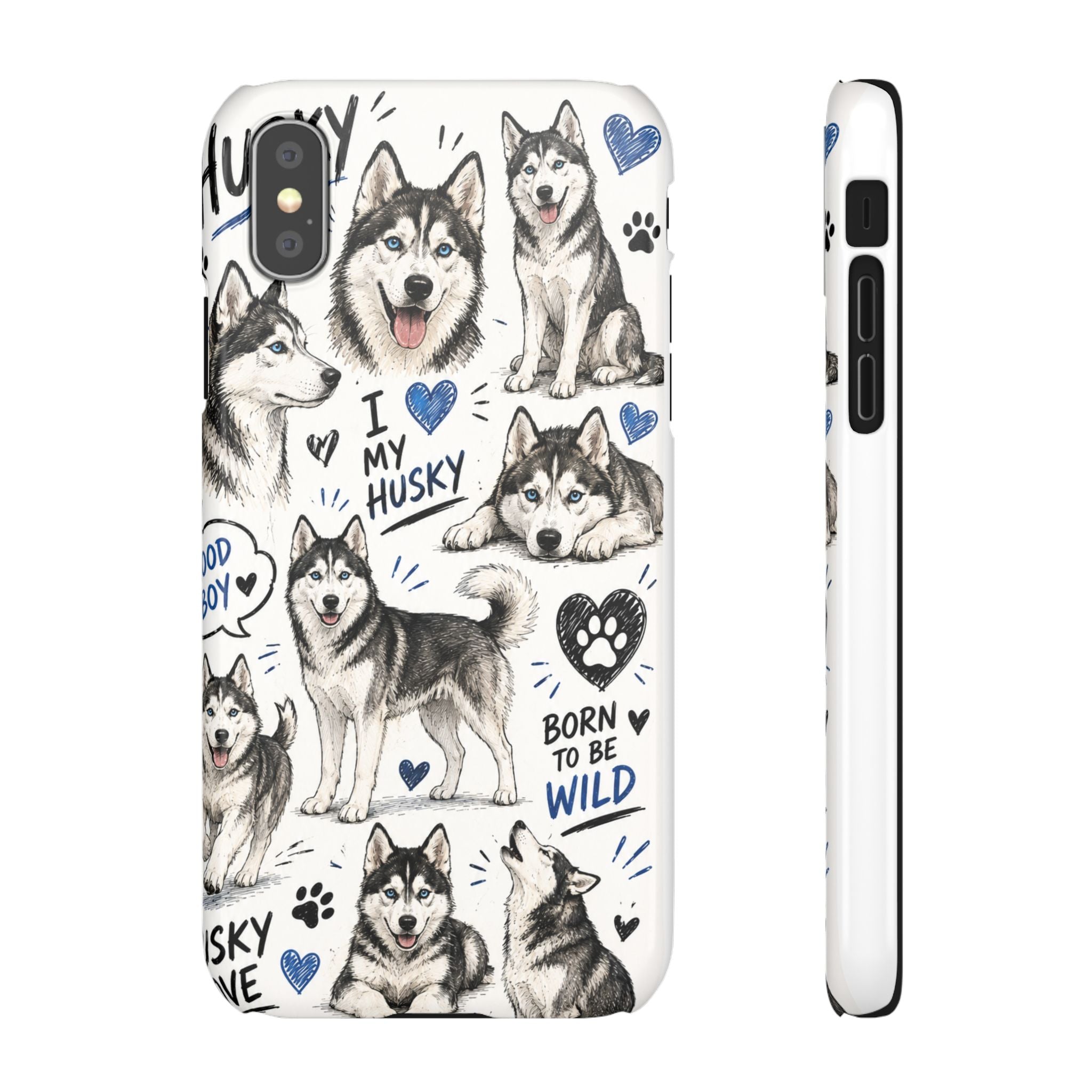 HUSKY MINTÁS IPHONE TOK.