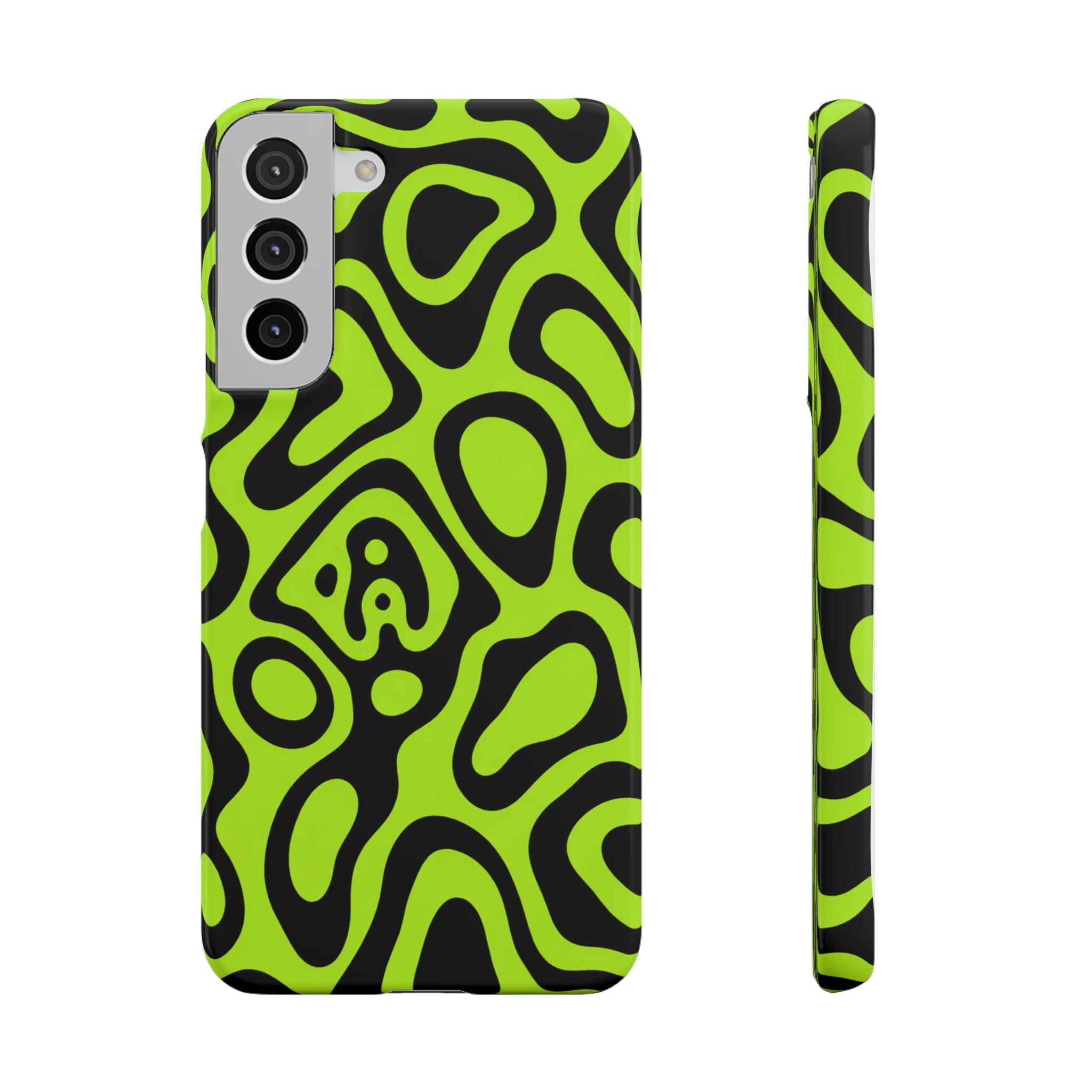 ZÖLD MINTÁS SAMSUNG IPHONE TOK