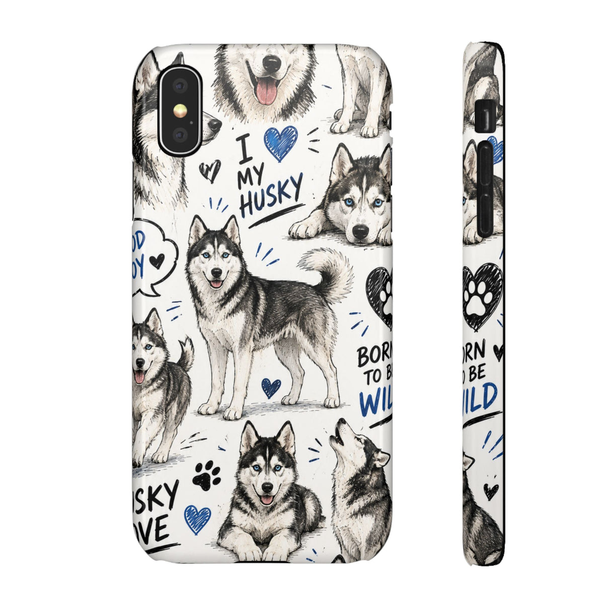 HUSKY MINTÁS IPHONE TOK.