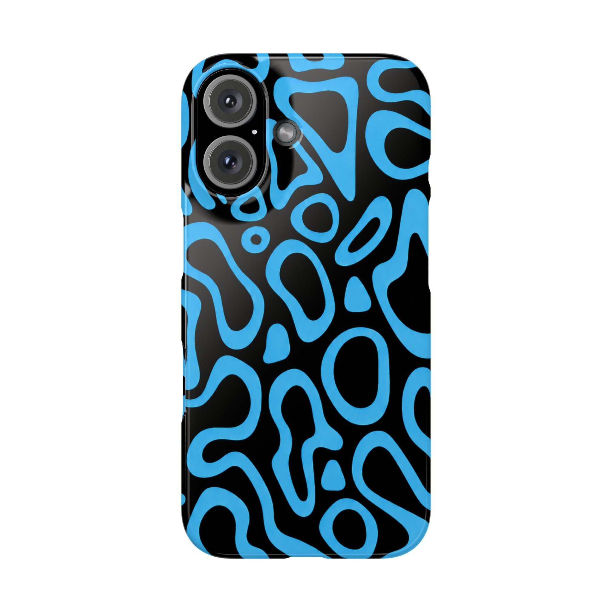 KÉK MINTÁS SAMSUNG IPHONE TOK