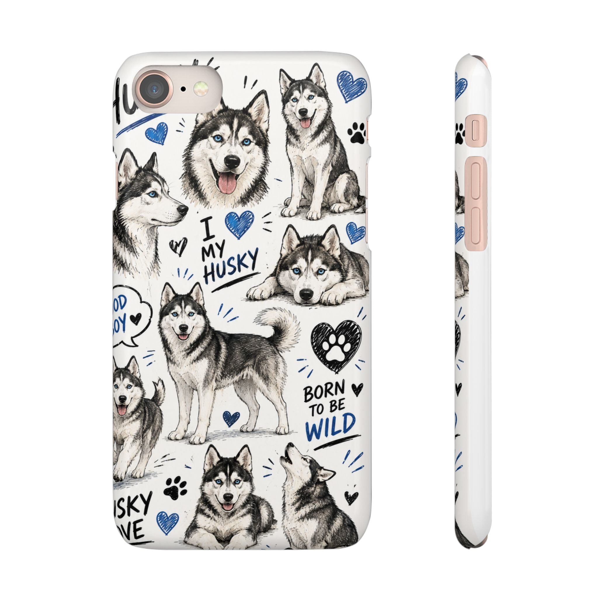 HUSKY MINTÁS IPHONE TOK.