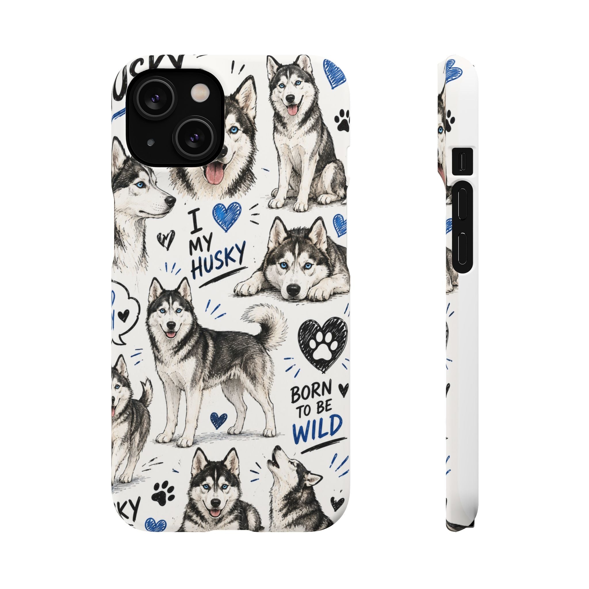HUSKY MINTÁS IPHONE TOK
