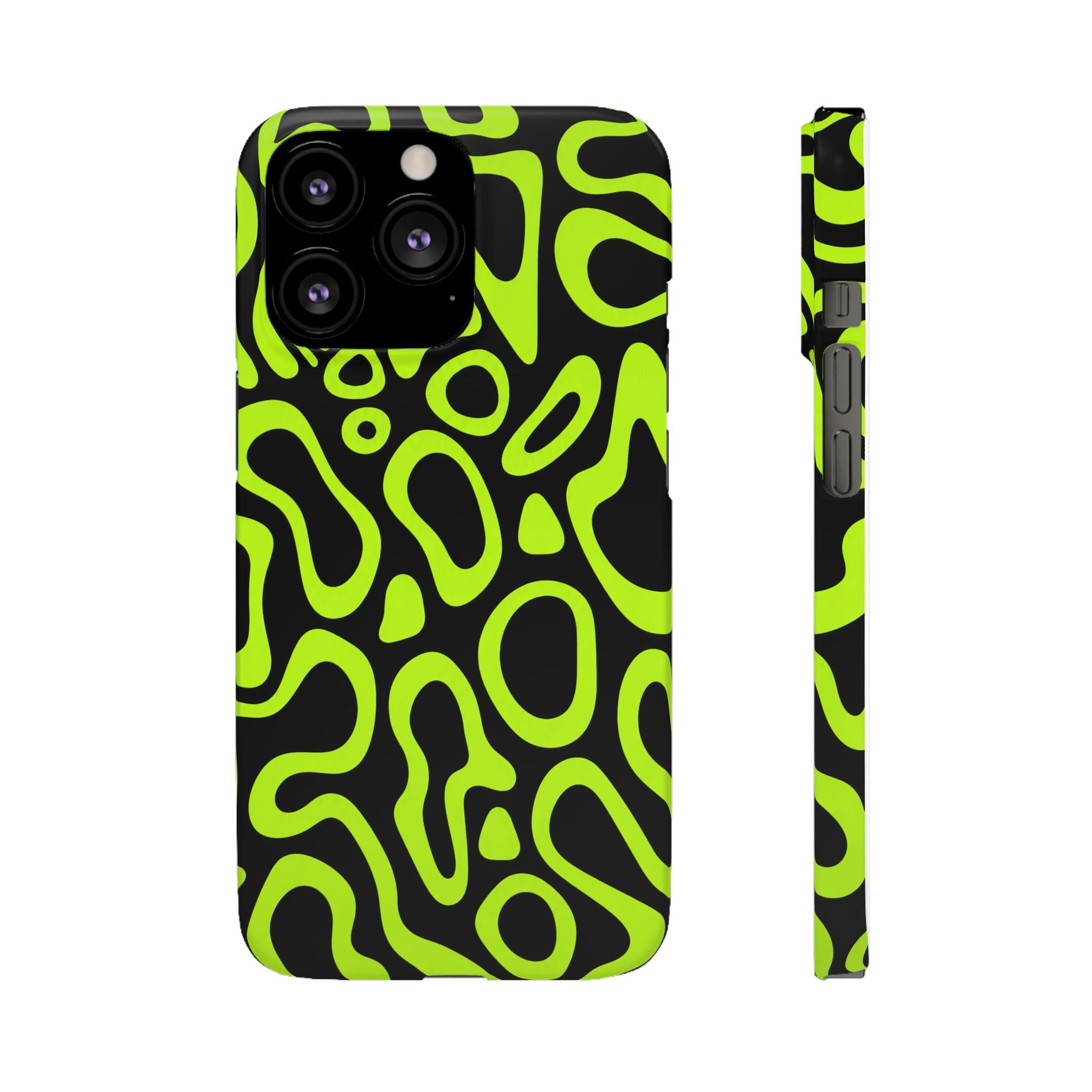 ZÖLD MINTÁS SAMSUNG IPHONE TOK