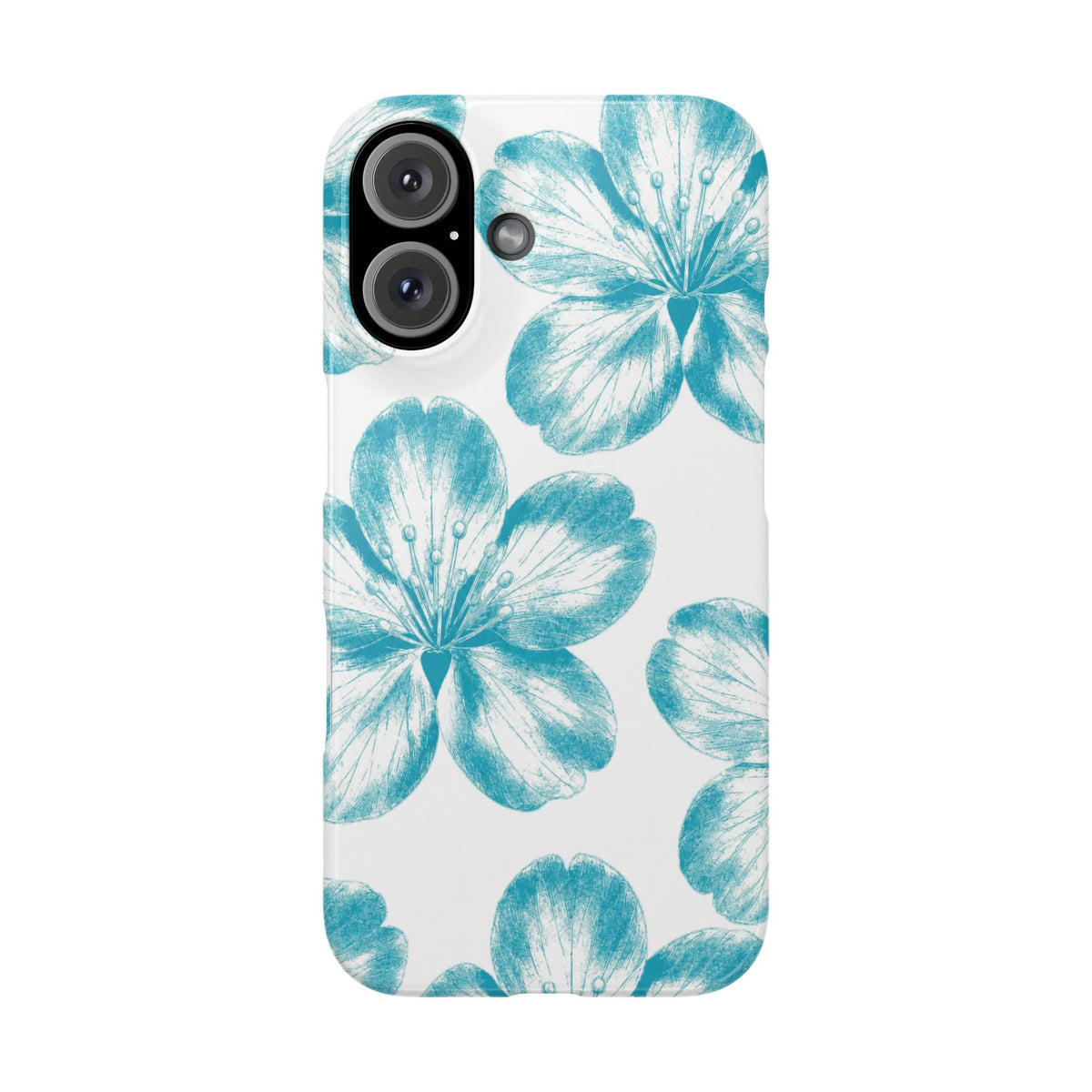 KÉK VIRÁGOK SAMSUNG IPHONE TOK