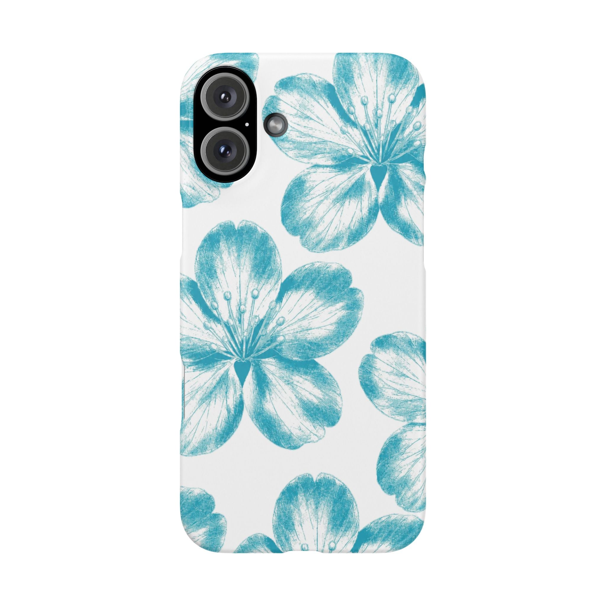 KÉK VIRÁGOK SAMSUNG IPHONE TOK