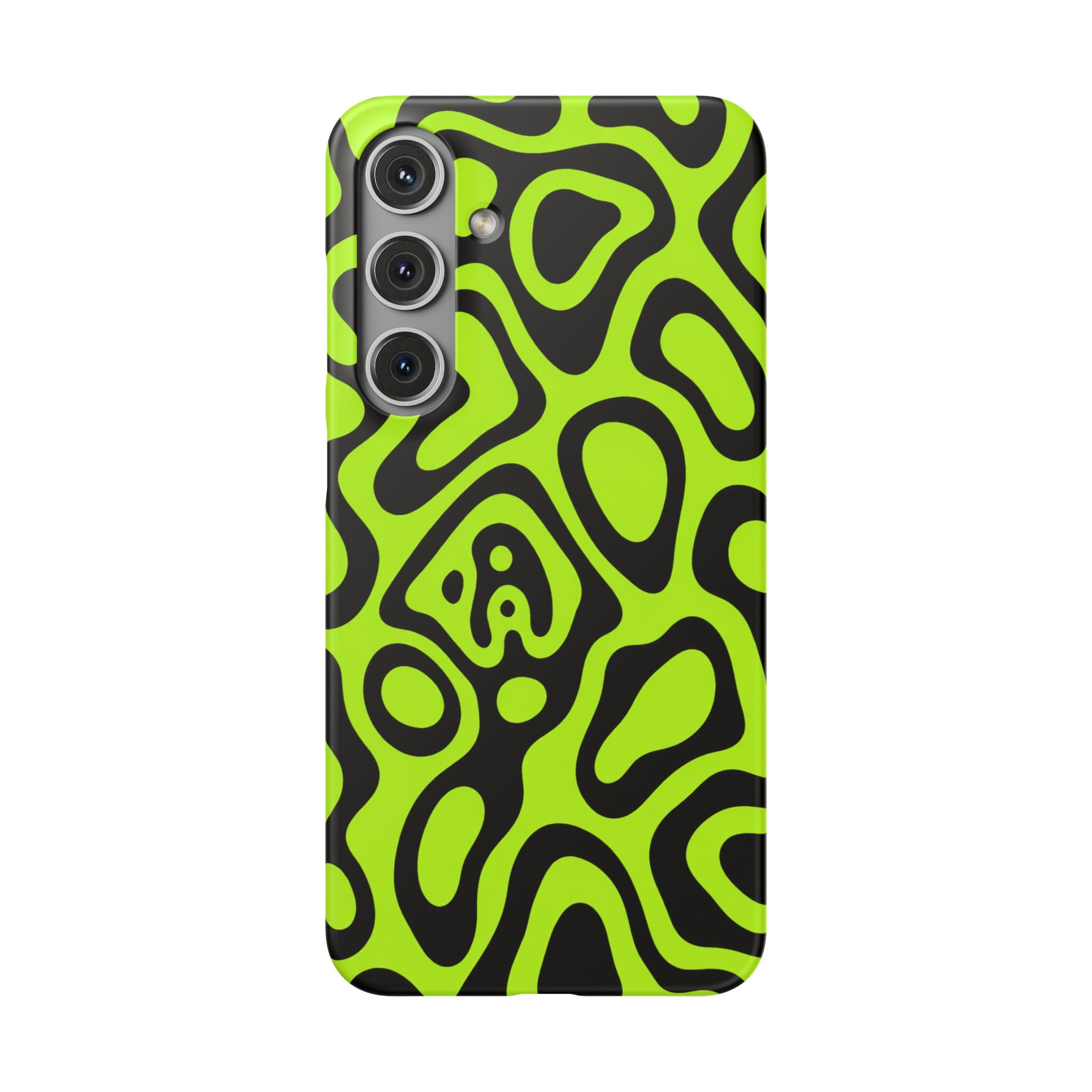 ZÖLD MINTÁS SAMSUNG IPHONE TOK
