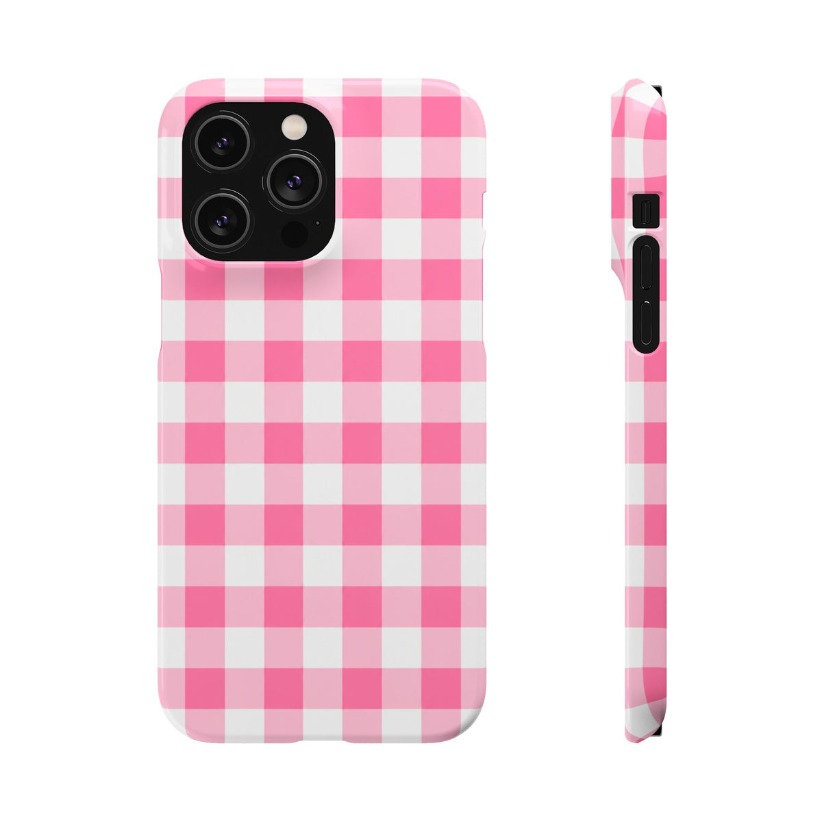 RÓZSASZIN KOCKÁS SAMSUNG IPHONE TOK