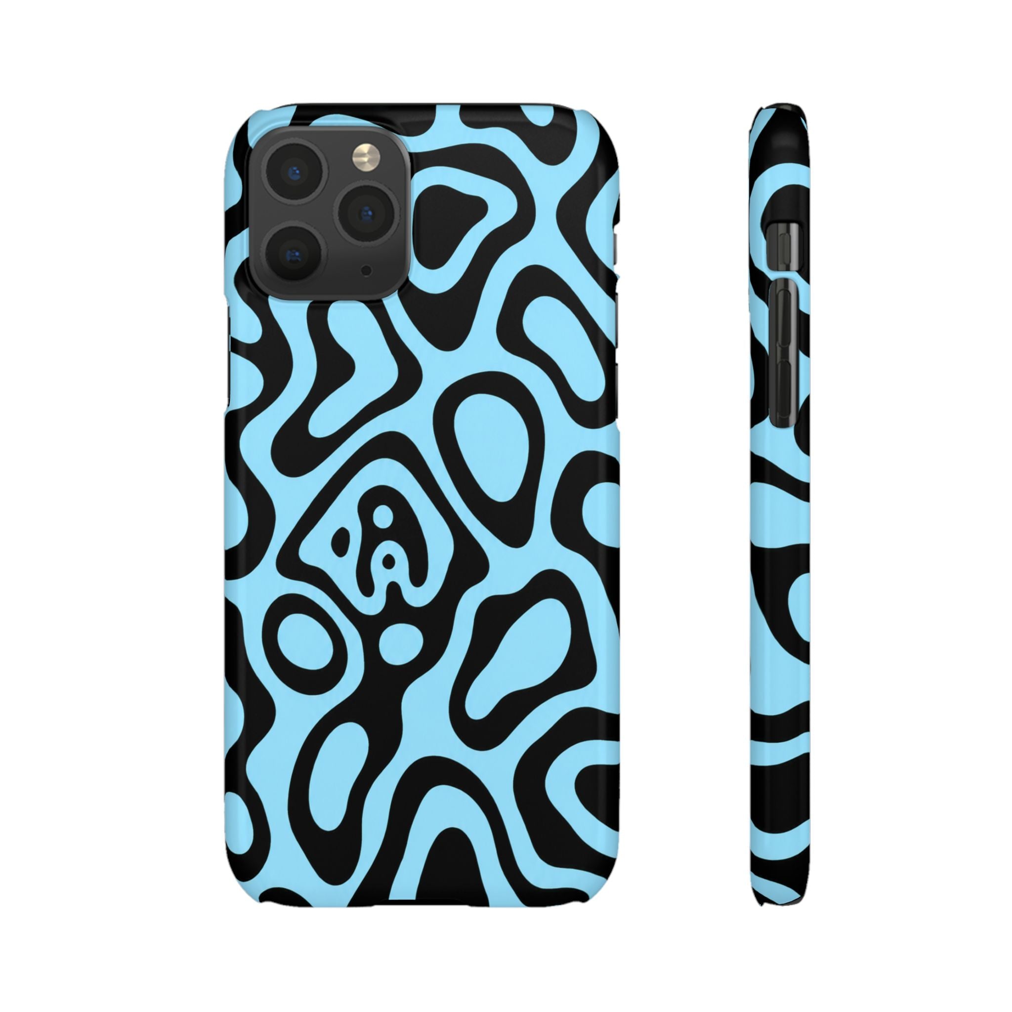 KÉK MINTÁS SAMSUNG IPHONE TOK