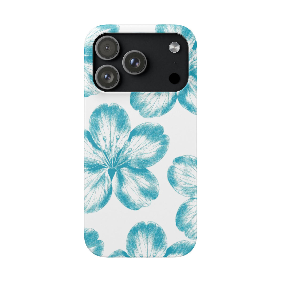 KÉK VIRÁGOK SAMSUNG IPHONE TOK