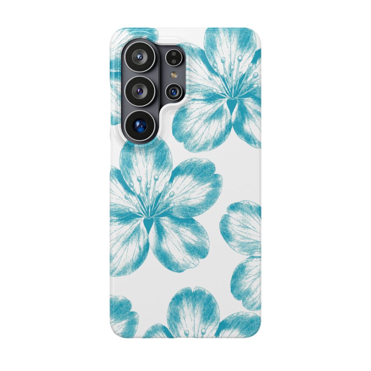 KÉK VIRÁGOK SAMSUNG IPHONE TOK