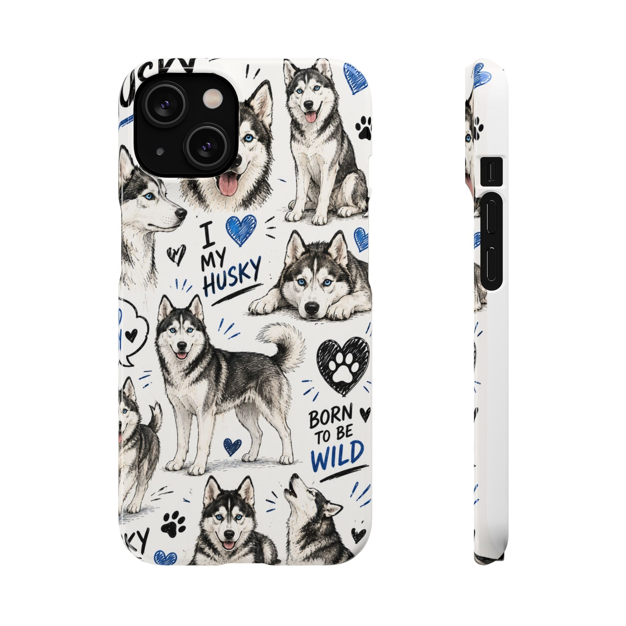 HUSKY MINTÁS IPHONE TOK