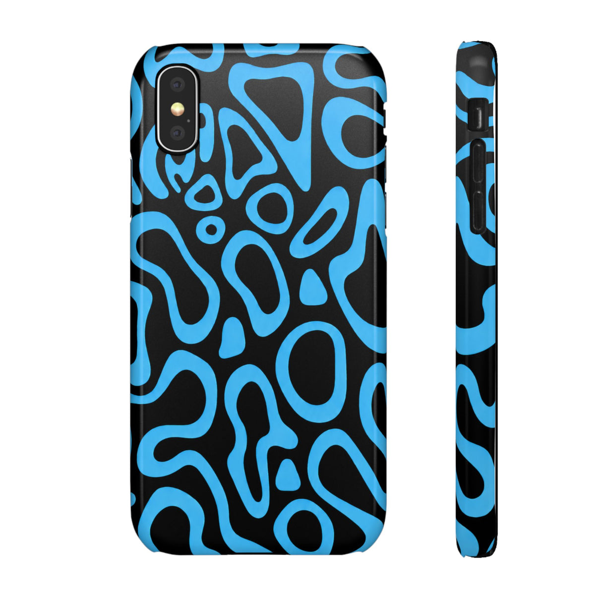 KÉK MINTÁS SAMSUNG IPHONE TOK