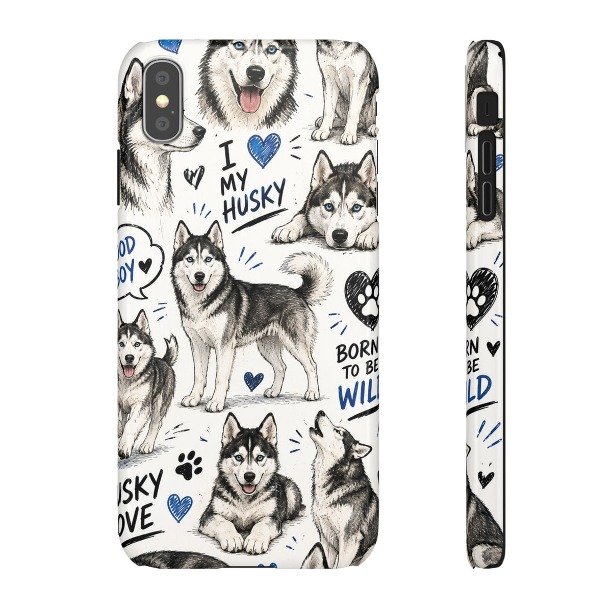 HUSKY MINTÁS IPHONE TOK.