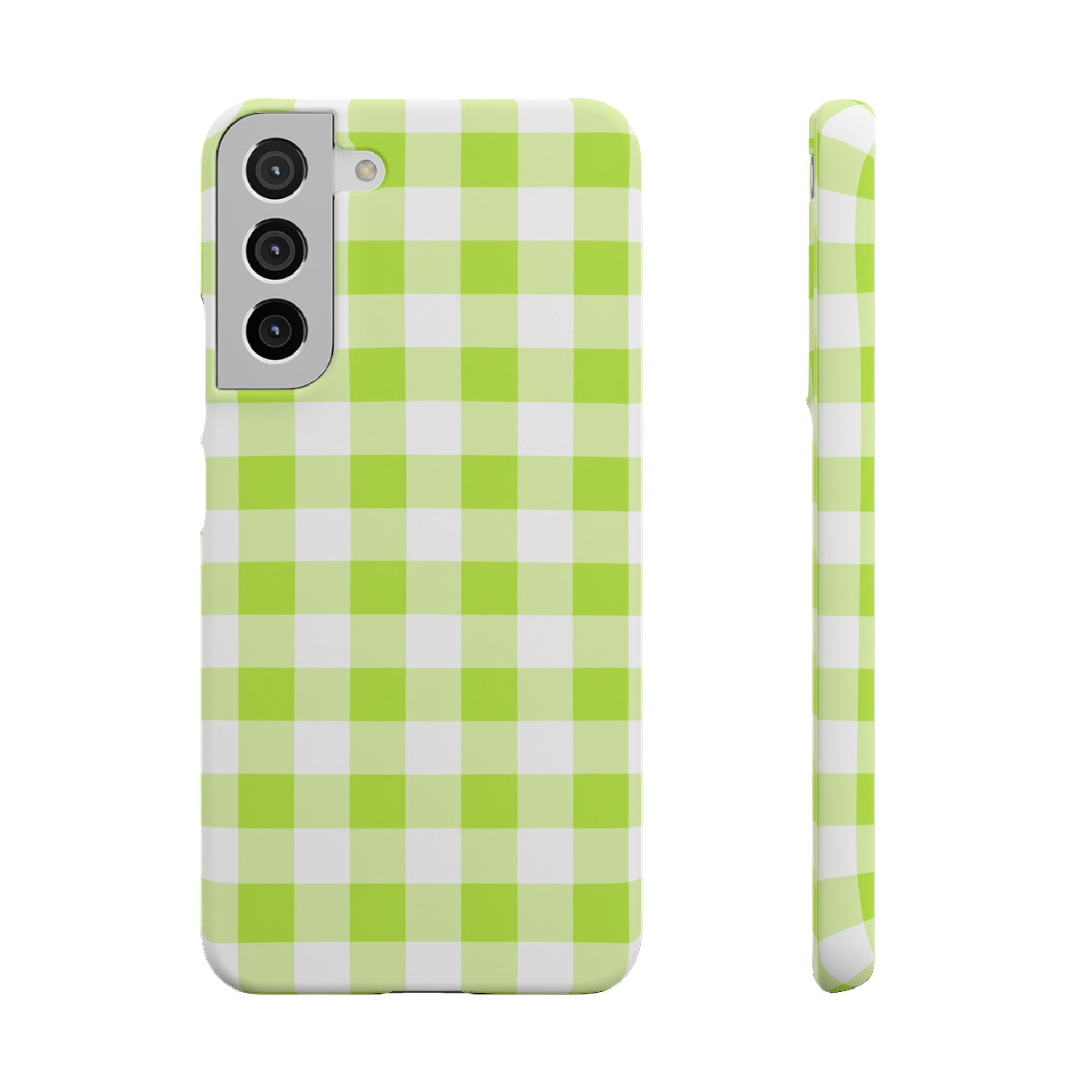 ZÖLD KOCKÁS SAMSUNG IPHONE TOK
