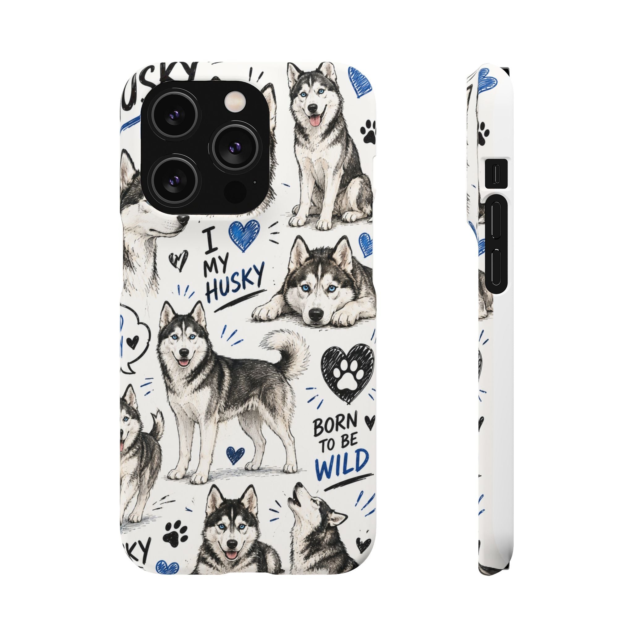 HUSKY MINTÁS IPHONE TOK