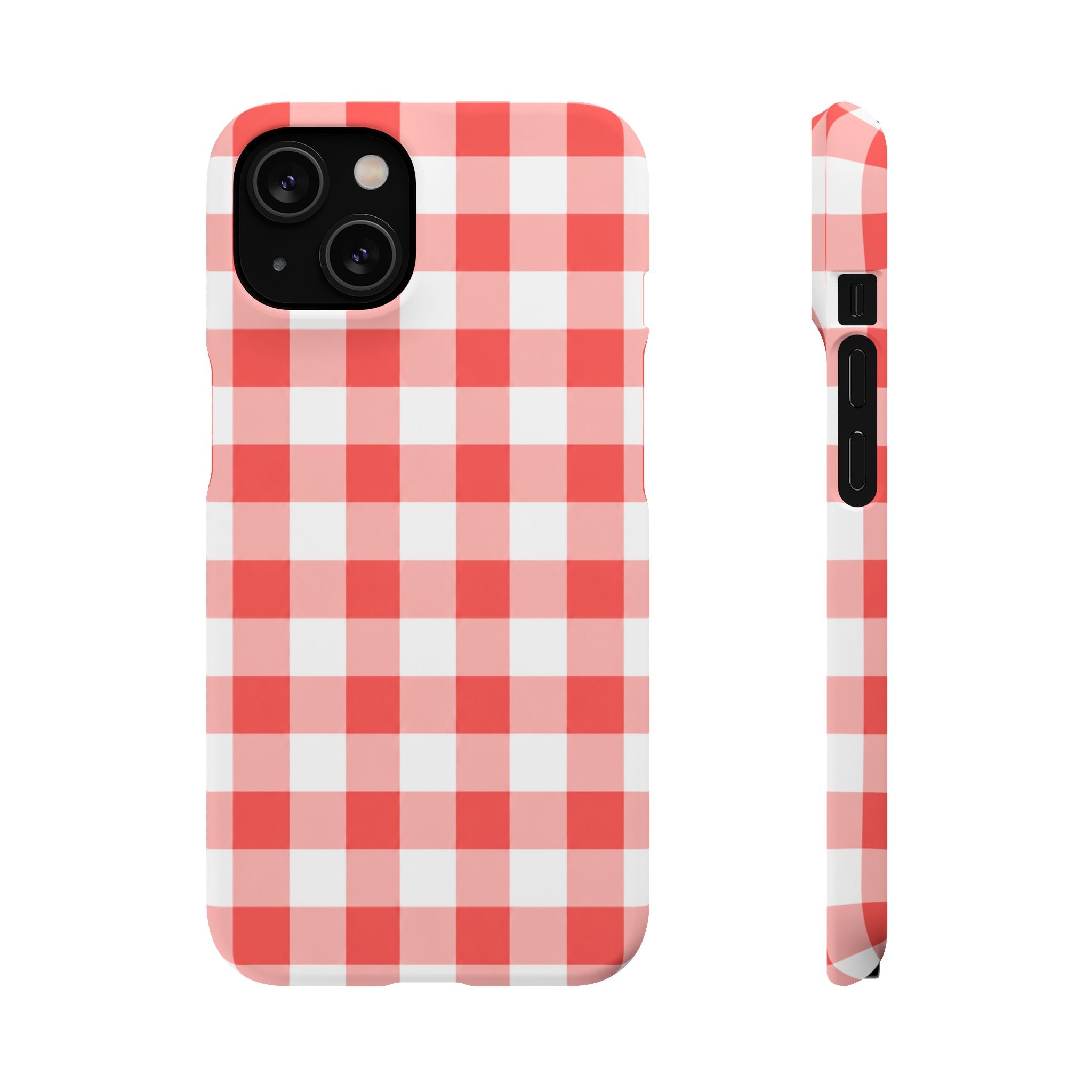 PIROS KOCKÁS SAMSUNG IPHONE TOK