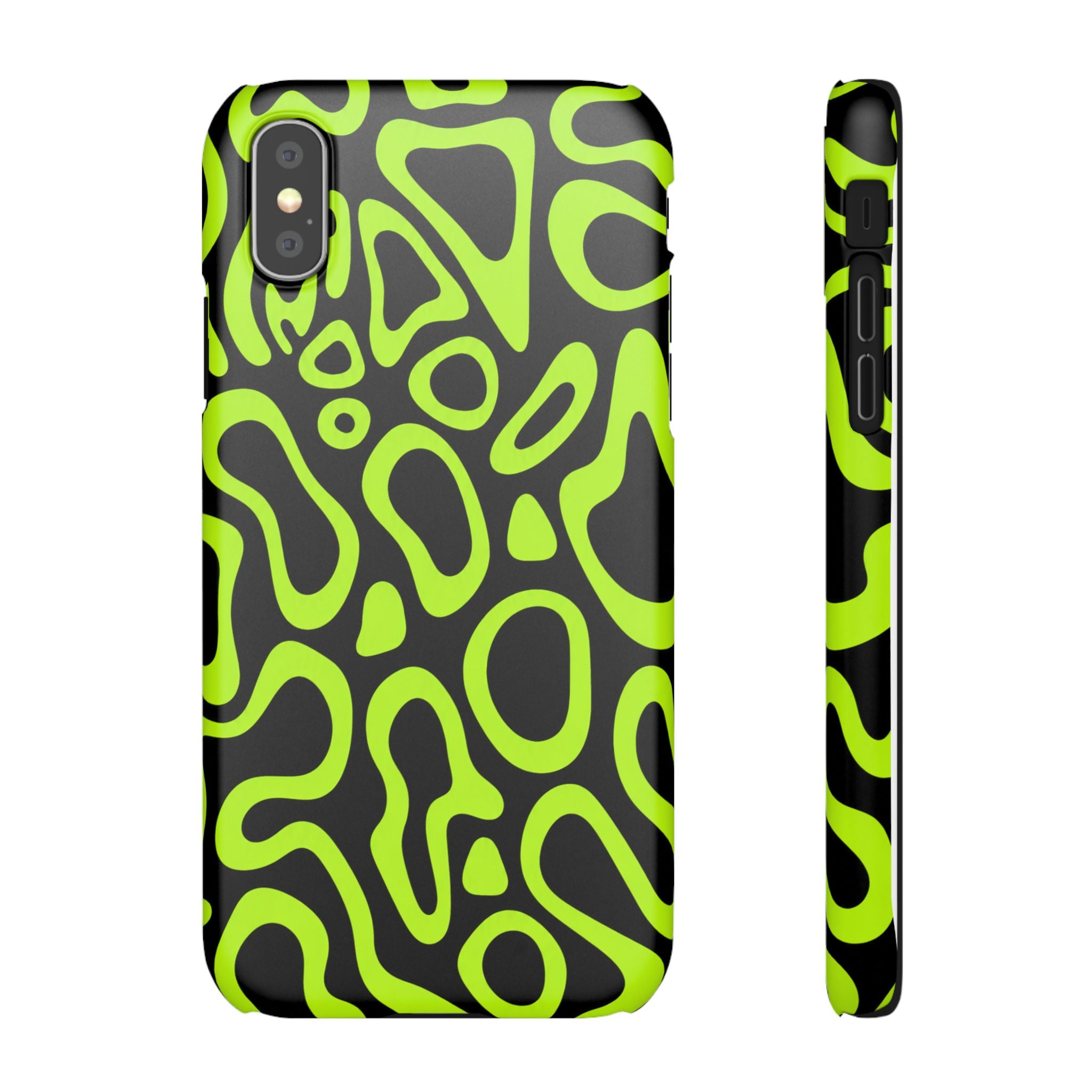 ZÖLD MINTÁS SAMSUNG IPHONE TOK