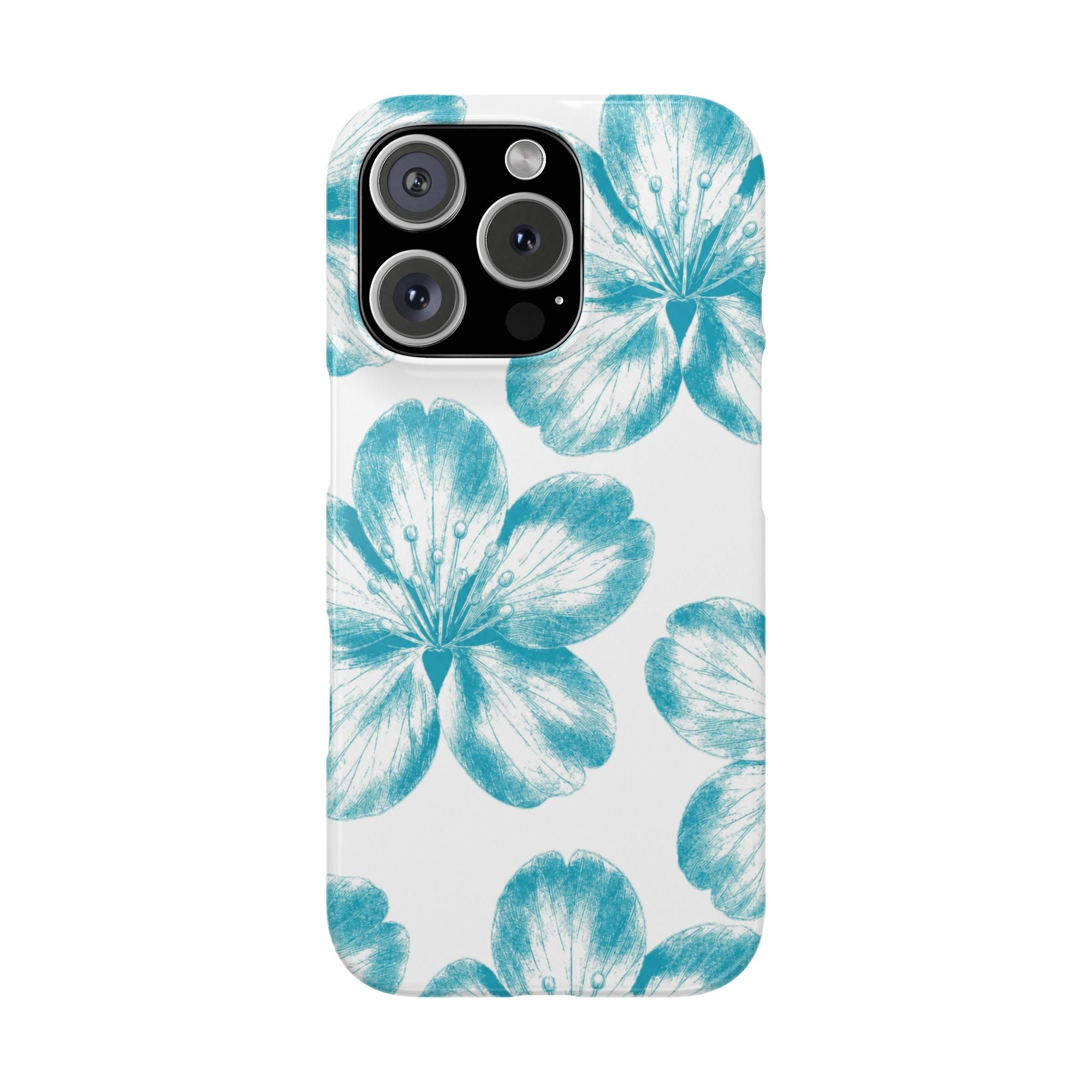 KÉK VIRÁGOK SAMSUNG IPHONE TOK