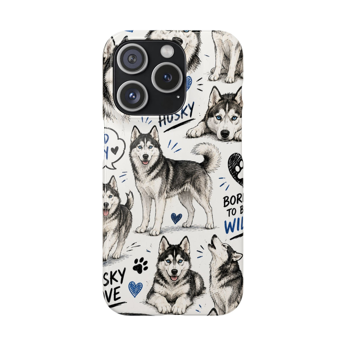 HUSKY MINTÁS IPHONE TOK