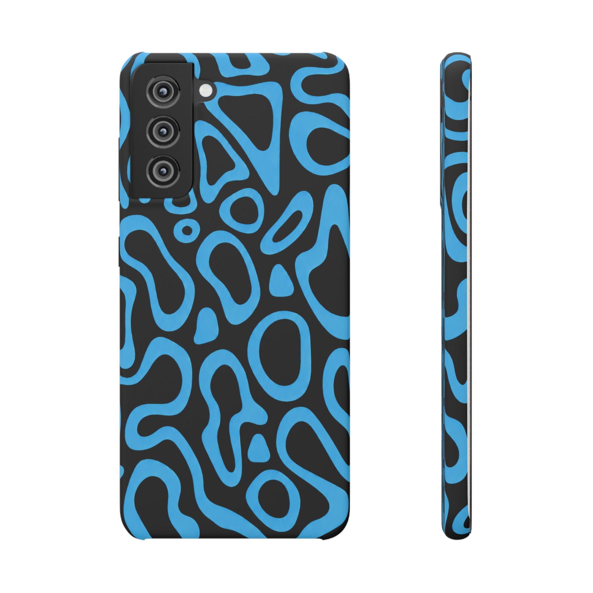 KÉK MINTÁS SAMSUNG IPHONE TOK