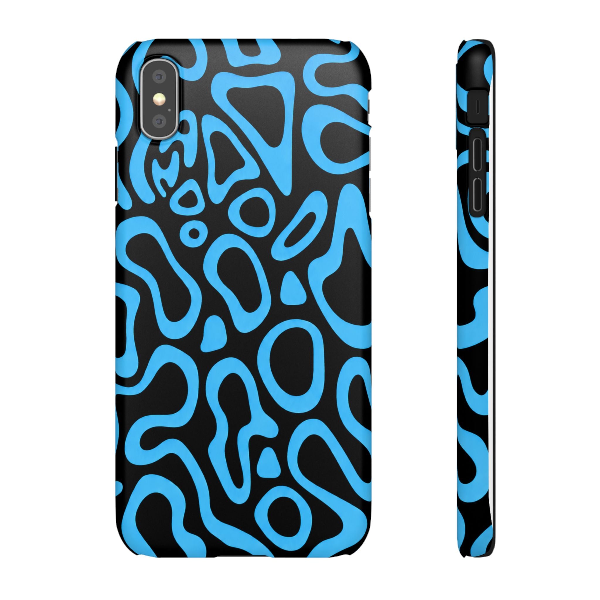 KÉK MINTÁS SAMSUNG IPHONE TOK
