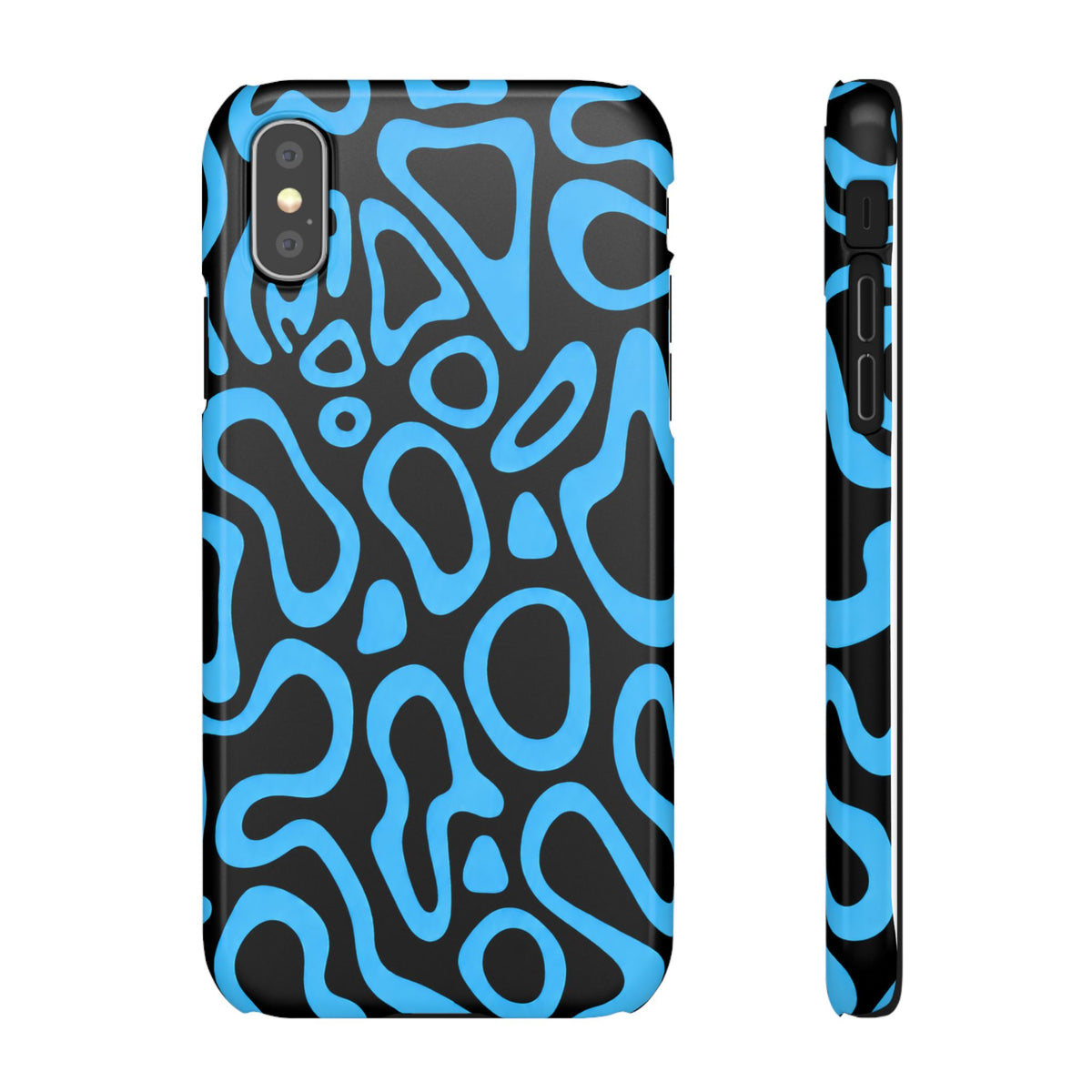 KÉK MINTÁS SAMSUNG IPHONE TOK