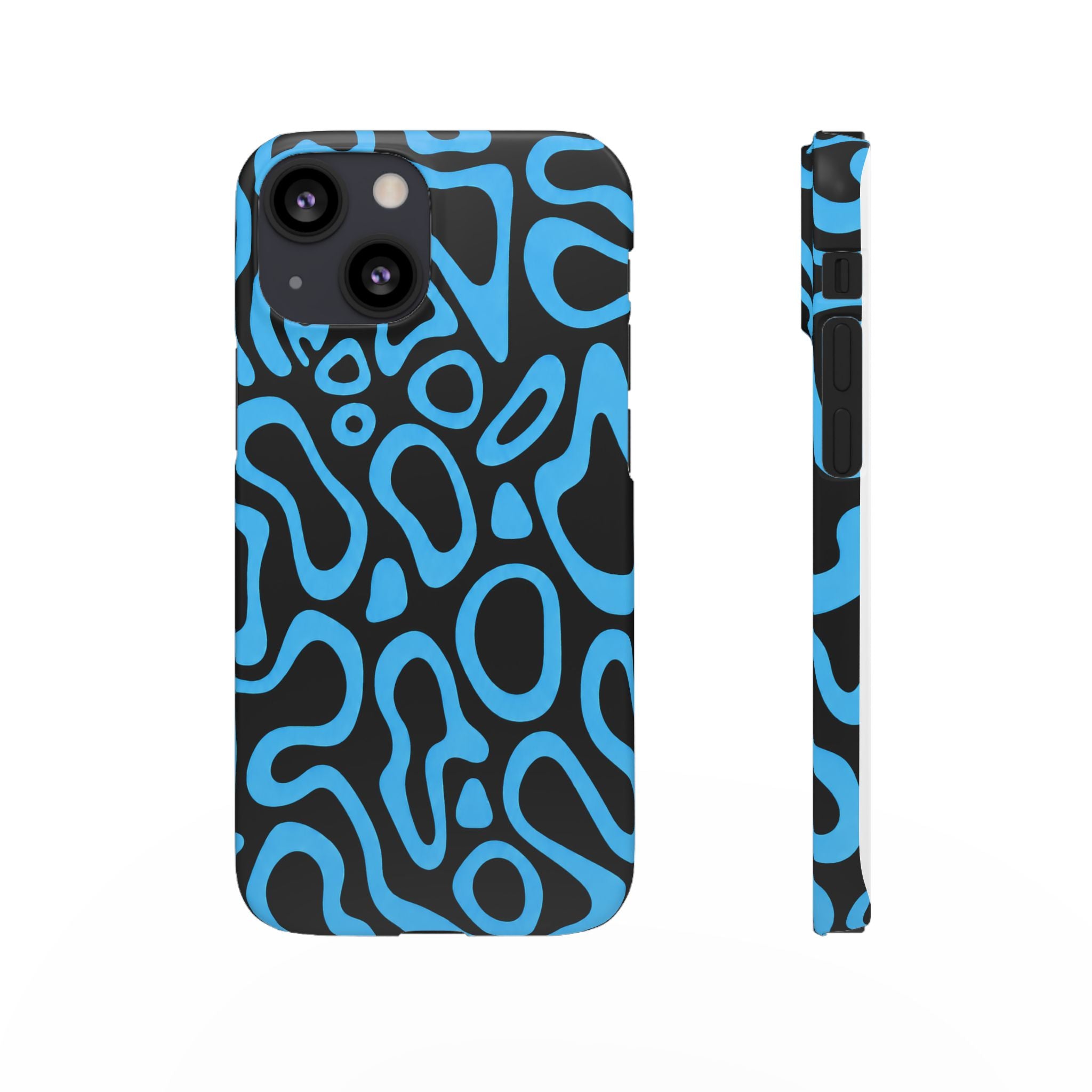 KÉK MINTÁS SAMSUNG IPHONE TOK