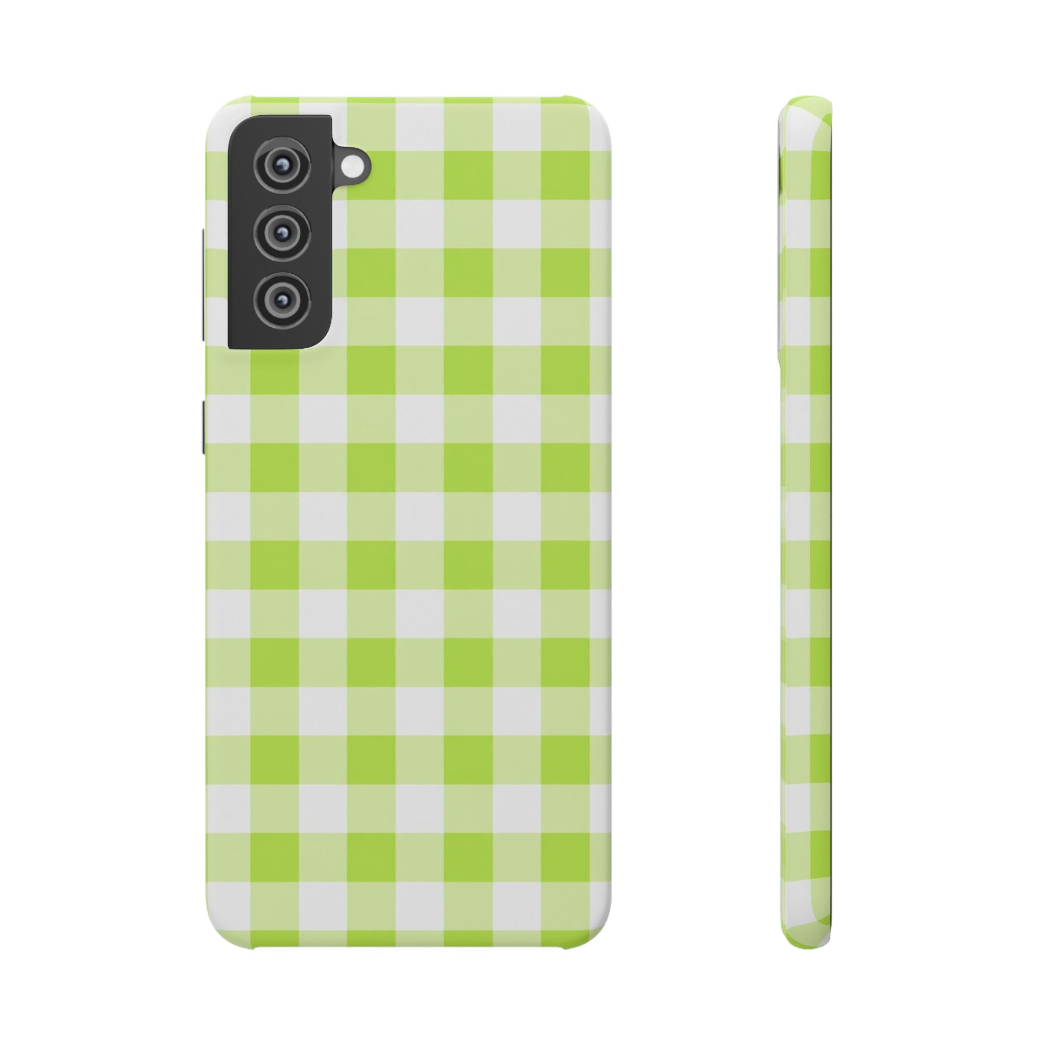 ZÖLD KOCKÁS SAMSUNG IPHONE TOK