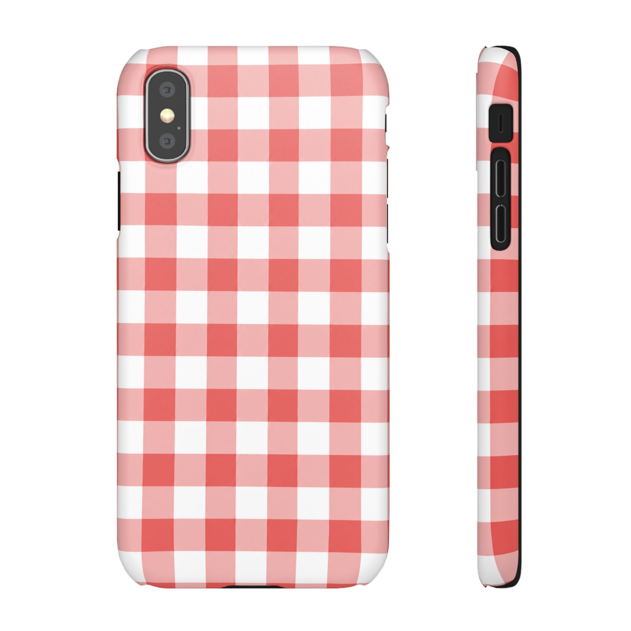 PIROS KOCKÁS SAMSUNG IPHONE TOK