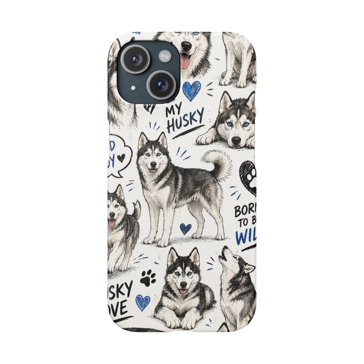 HUSKY MINTÁS IPHONE TOK