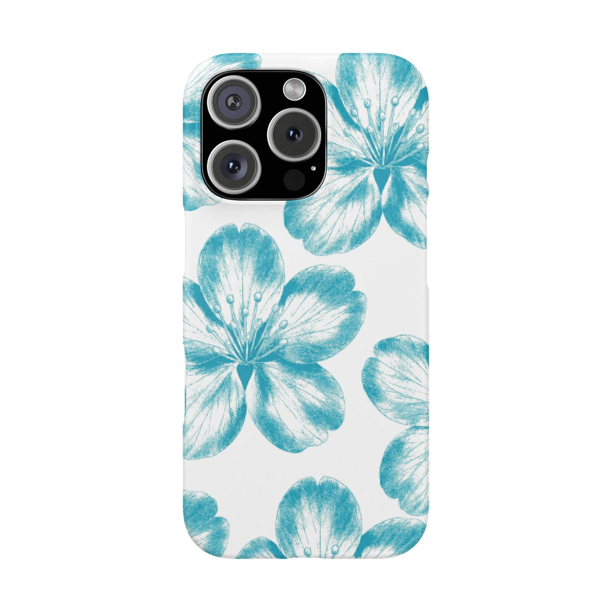 KÉK VIRÁGOK SAMSUNG IPHONE TOK