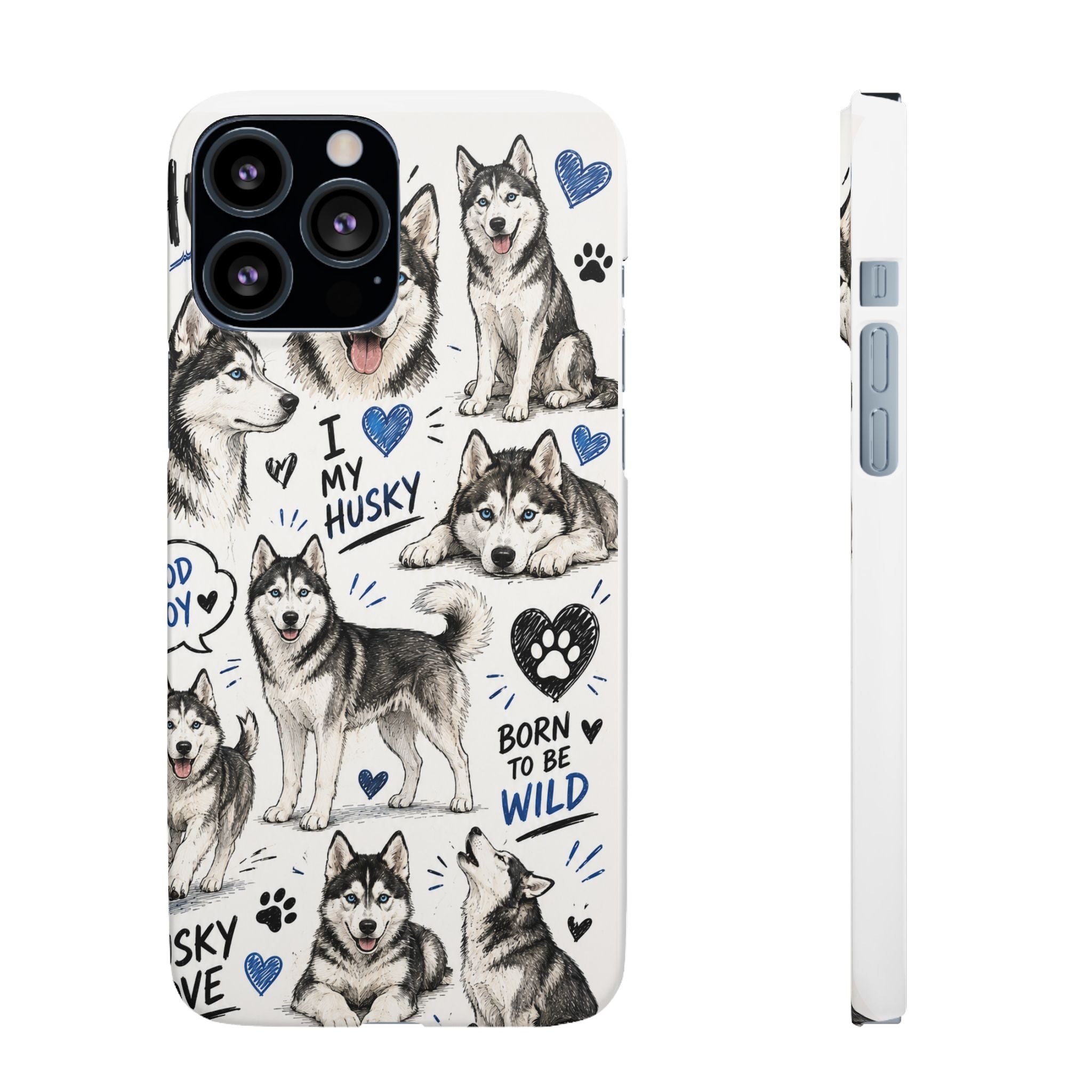 HUSKY MINTÁS IPHONE TOK
