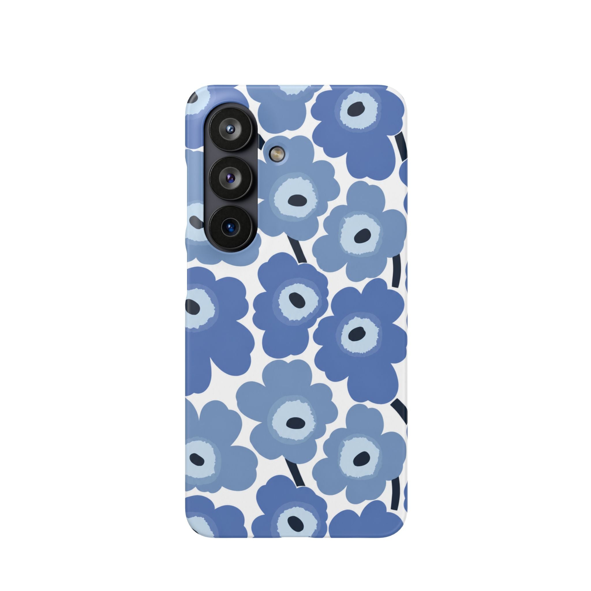 KÉK VIRÁGOS SAMSUNG IPHONE TOK