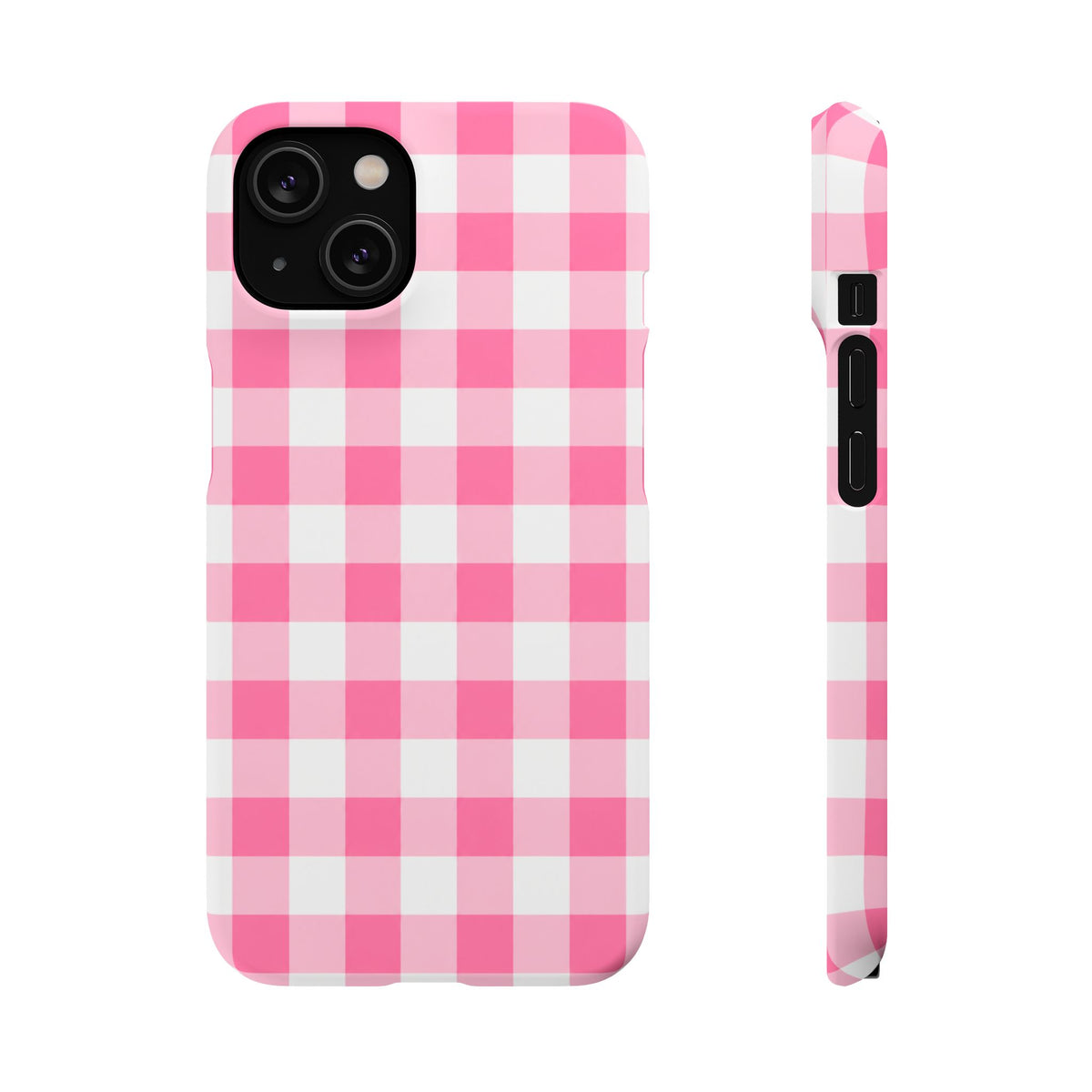 RÓZSASZIN KOCKÁS SAMSUNG IPHONE TOK