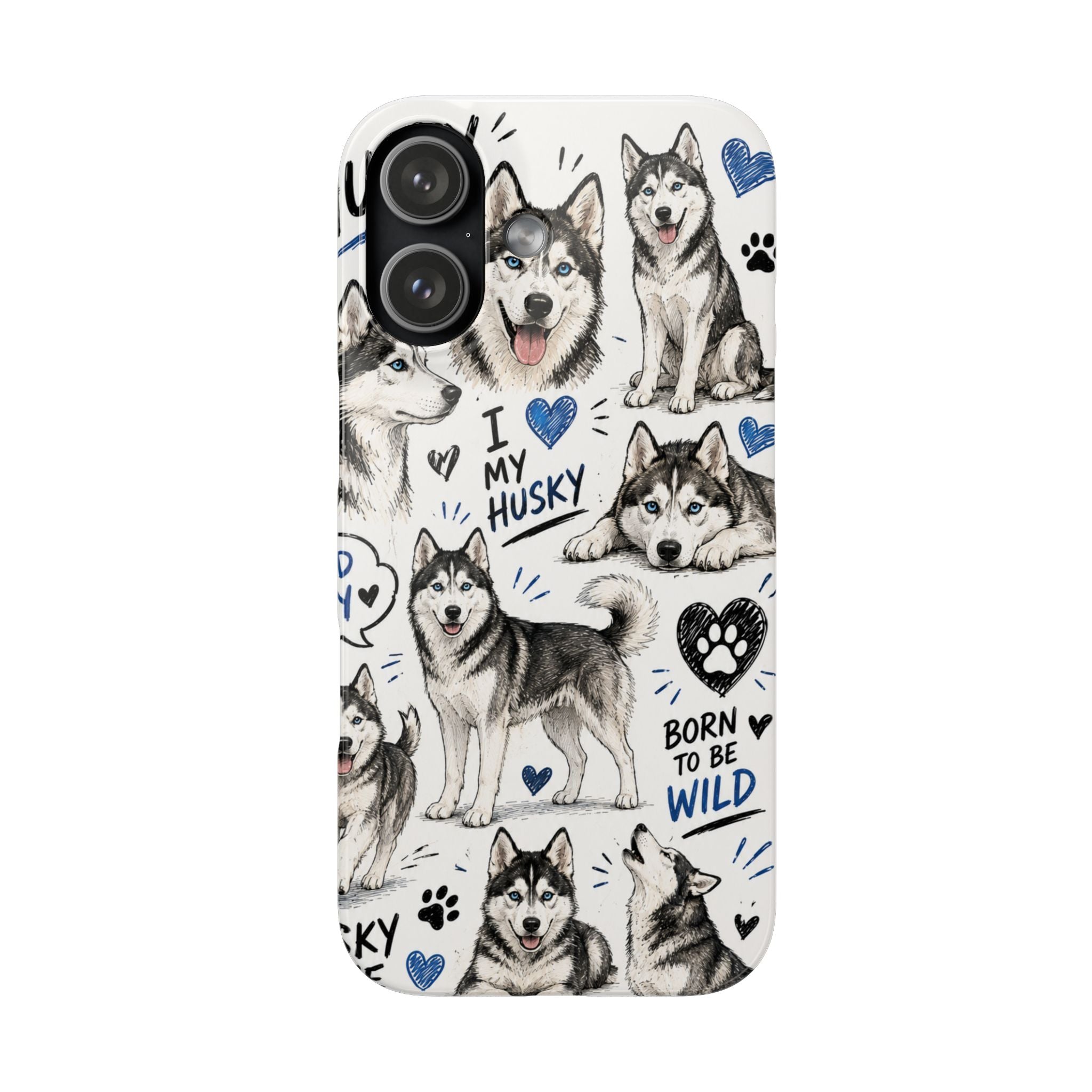 HUSKY MINTÁS IPHONE TOK