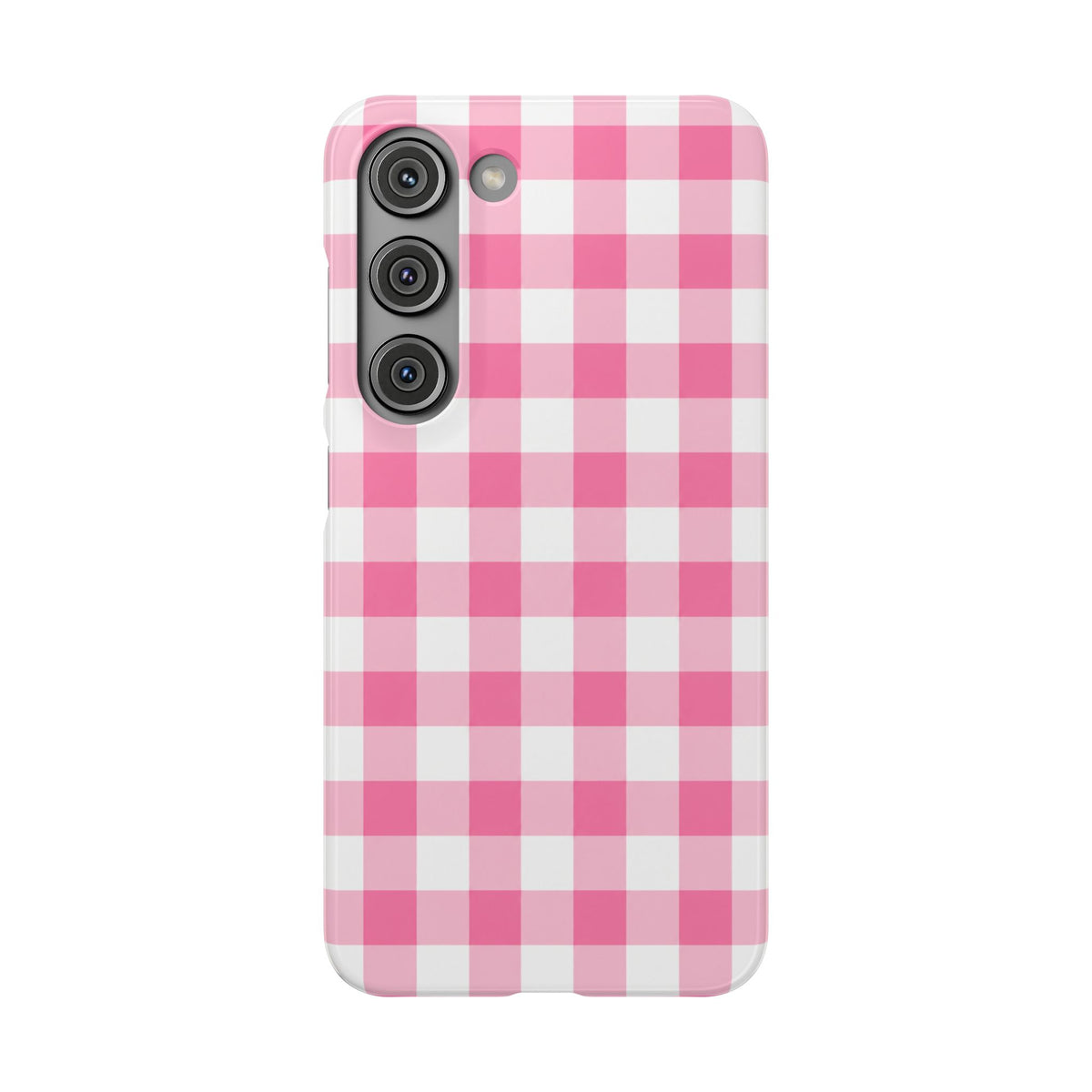 RÓZSASZIN KOCKÁS SAMSUNG IPHONE TOK