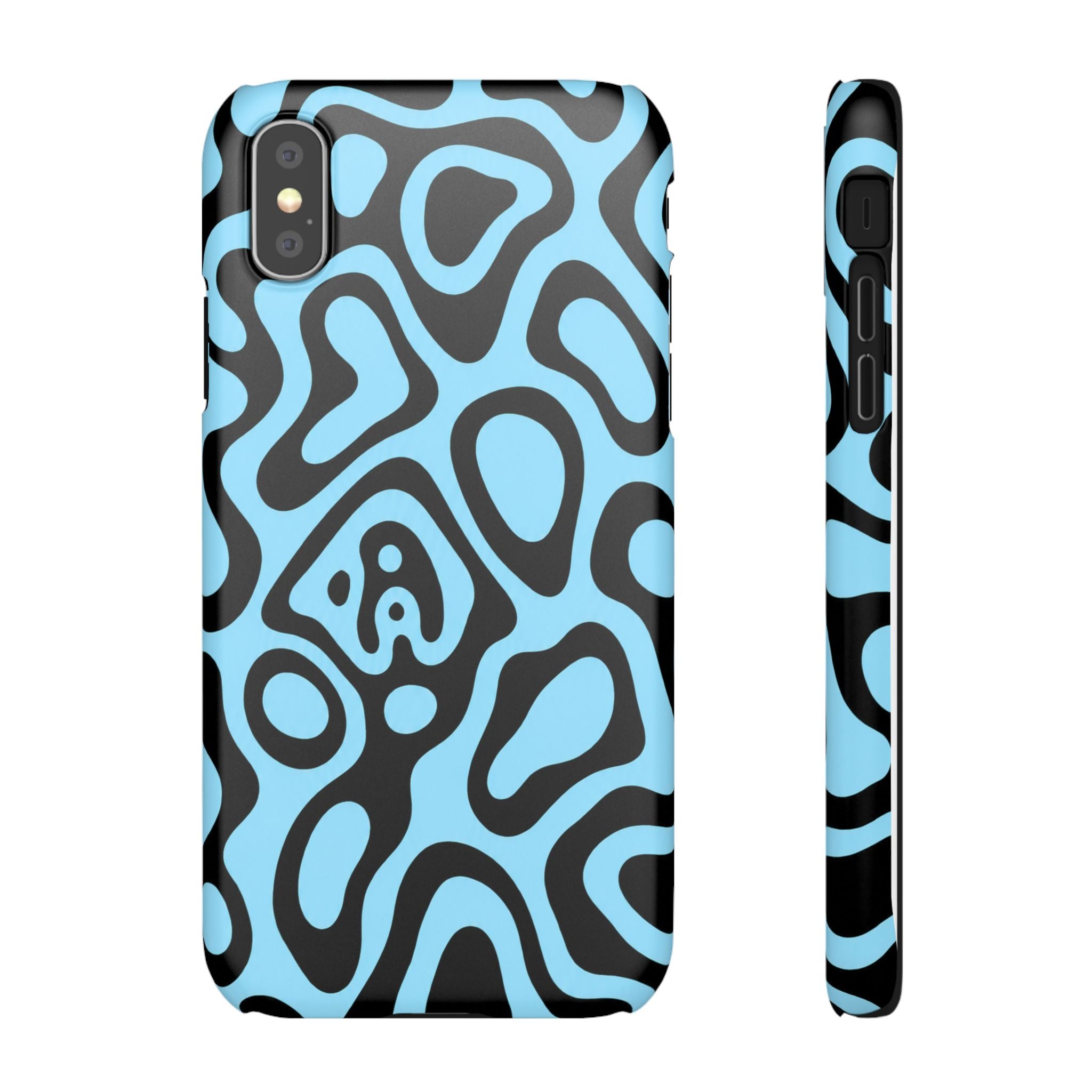 KÉK MINTÁS SAMSUNG IPHONE TOK