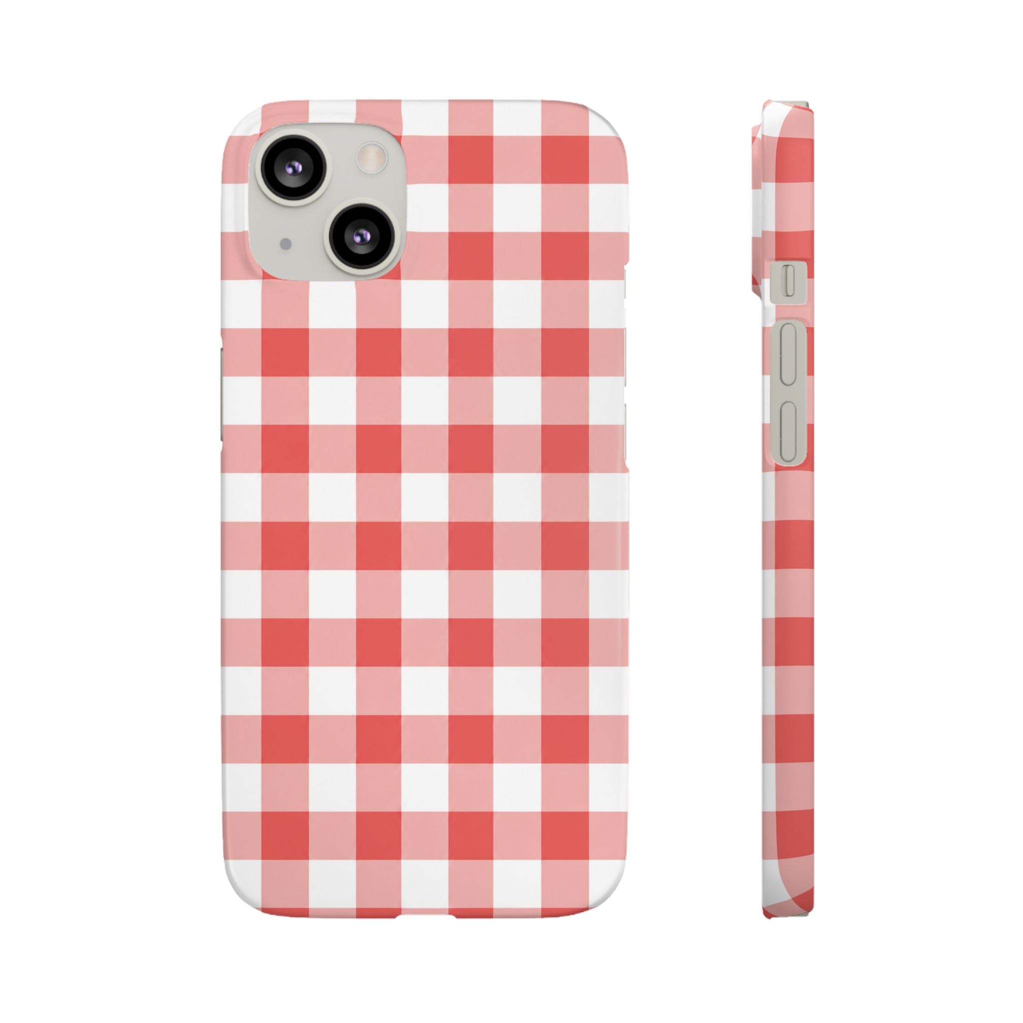 PIROS KOCKÁS SAMSUNG IPHONE TOK