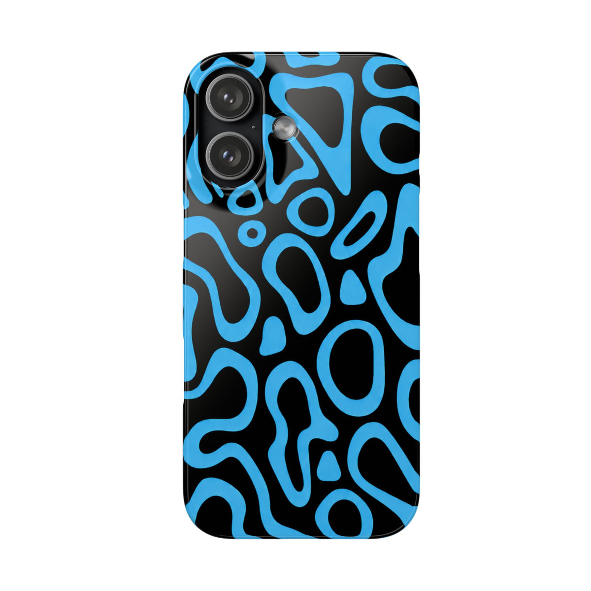 KÉK MINTÁS SAMSUNG IPHONE TOK