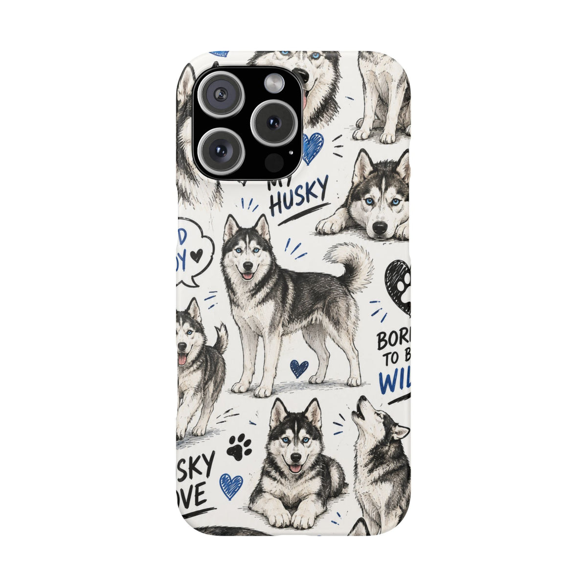 HUSKY MINTÁS IPHONE TOK